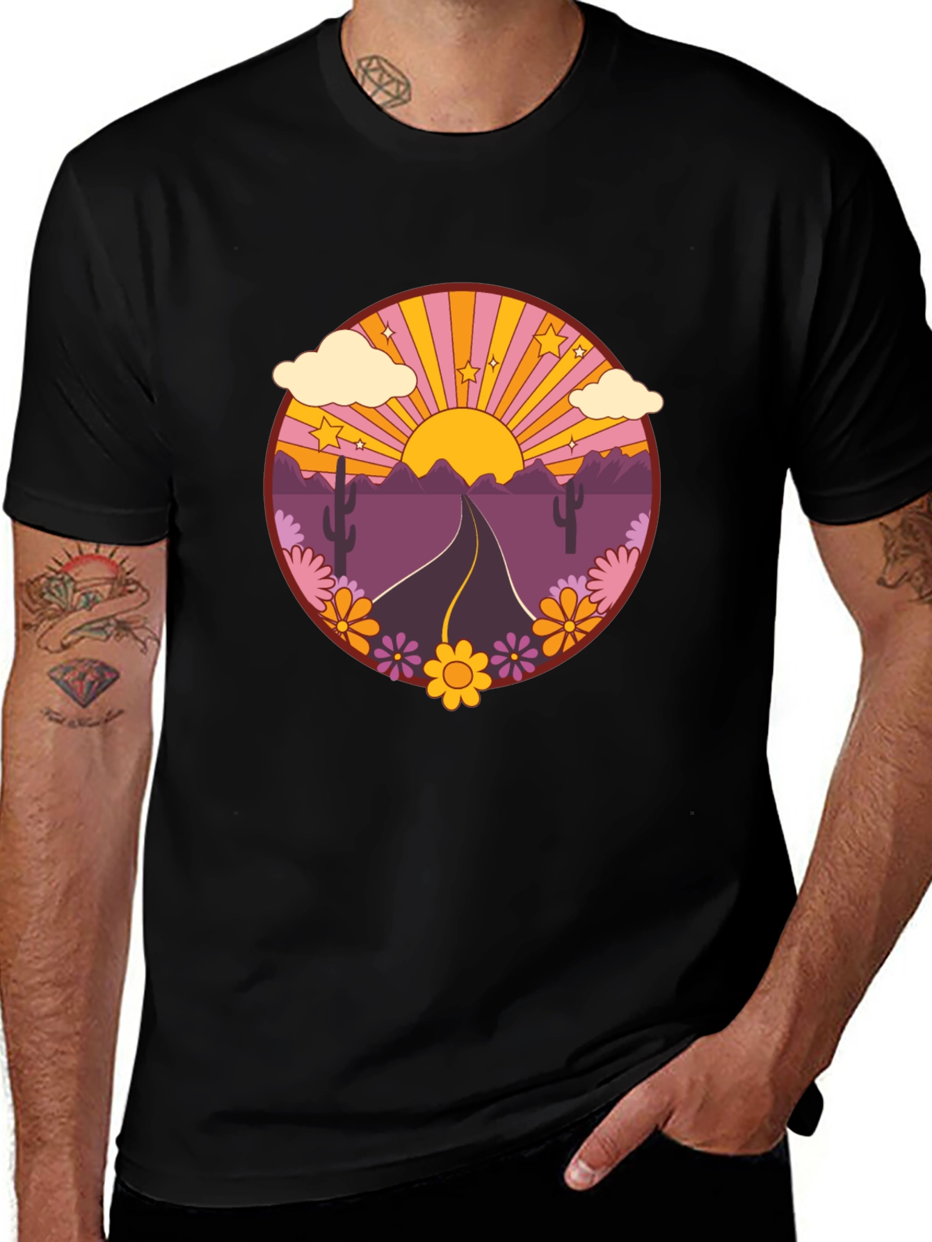 Variant 22 of Retro Desert Road Trip T-Shirt