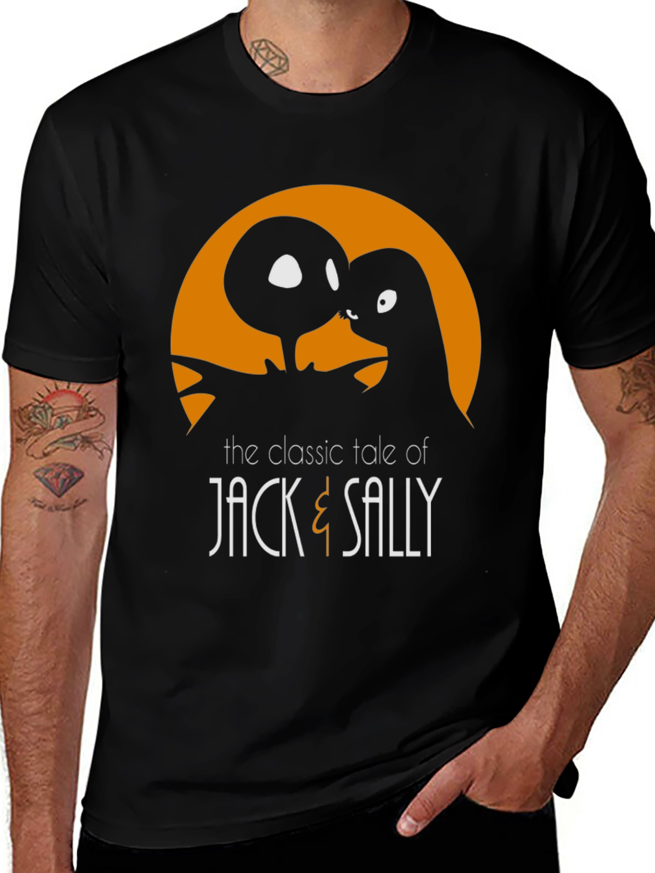 Jack & Sally Graphic T-Shirt - The Classic Tale