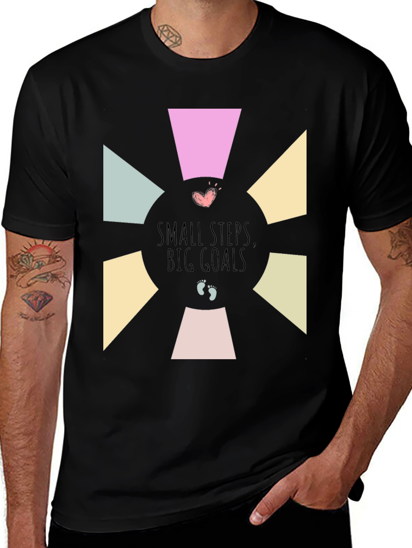 Variant 8 of Small Steps Big Goals Graphic Tee