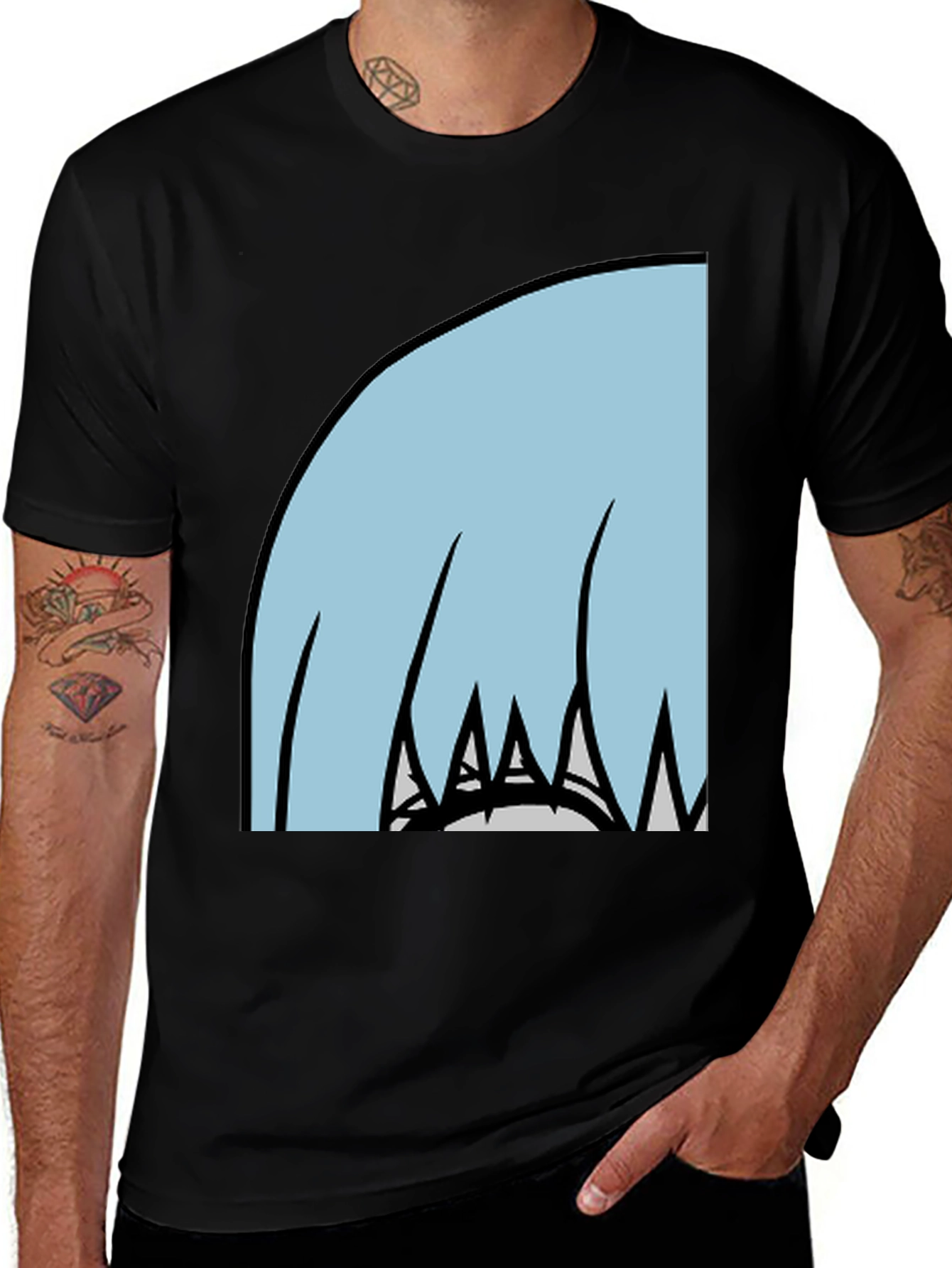 Anime Hair T-Shirt - Cool & Casual