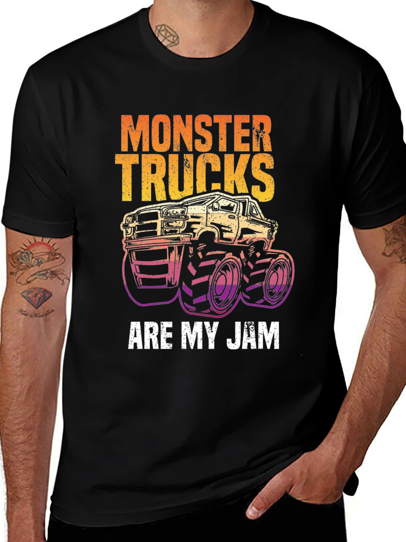 Variant 26 of Monster Trucks Are My Jam - Graphic Tee