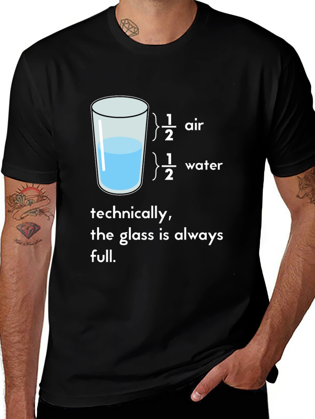 Variant 3 of Always Full Glass T-Shirt