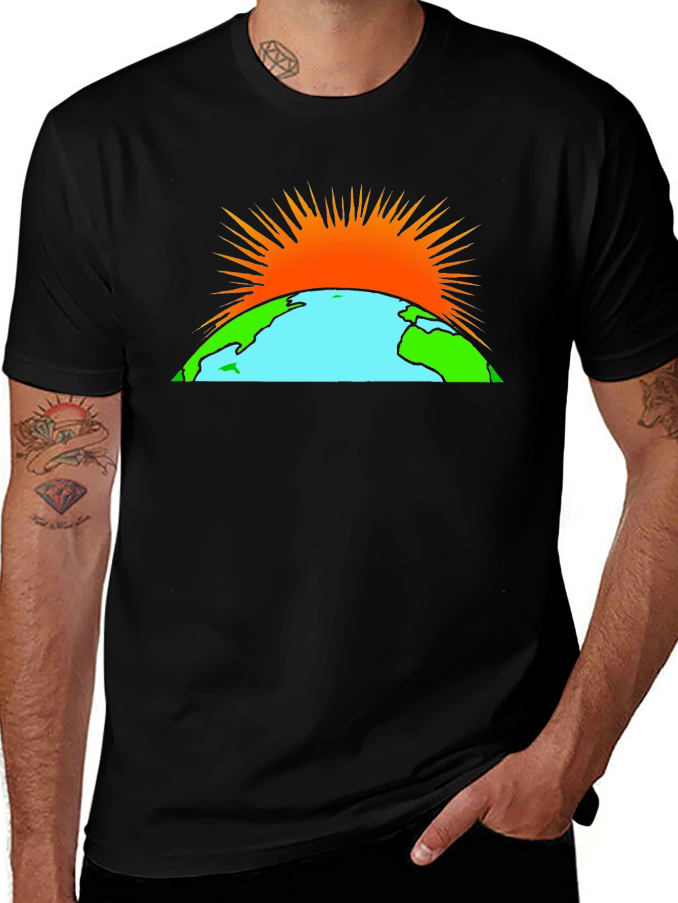 Variant 26 of Sunrise Earth Graphic T-Shirt
