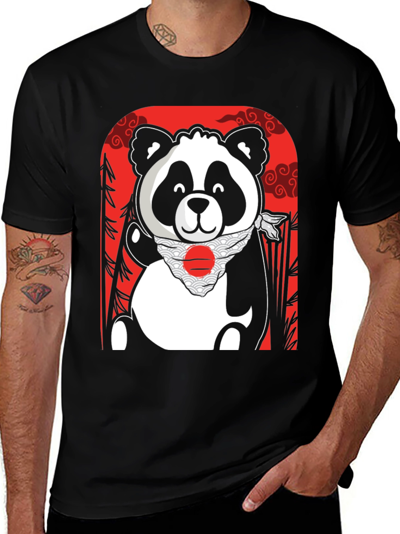 Variant 21 of Japanese Panda T-Shirt