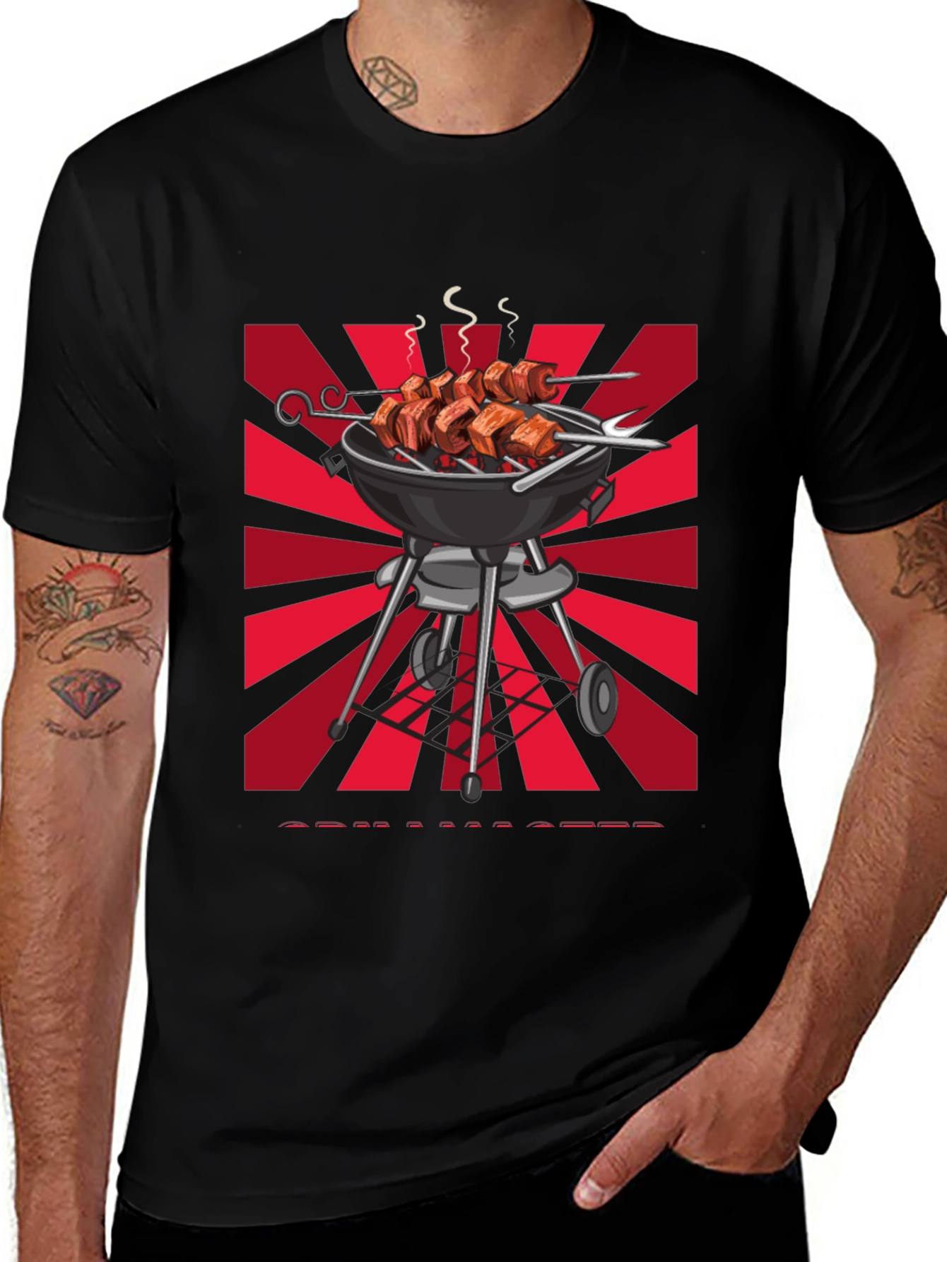 Variant 12 of BBQ Grillmaster Graphic Tee - Grilling Season