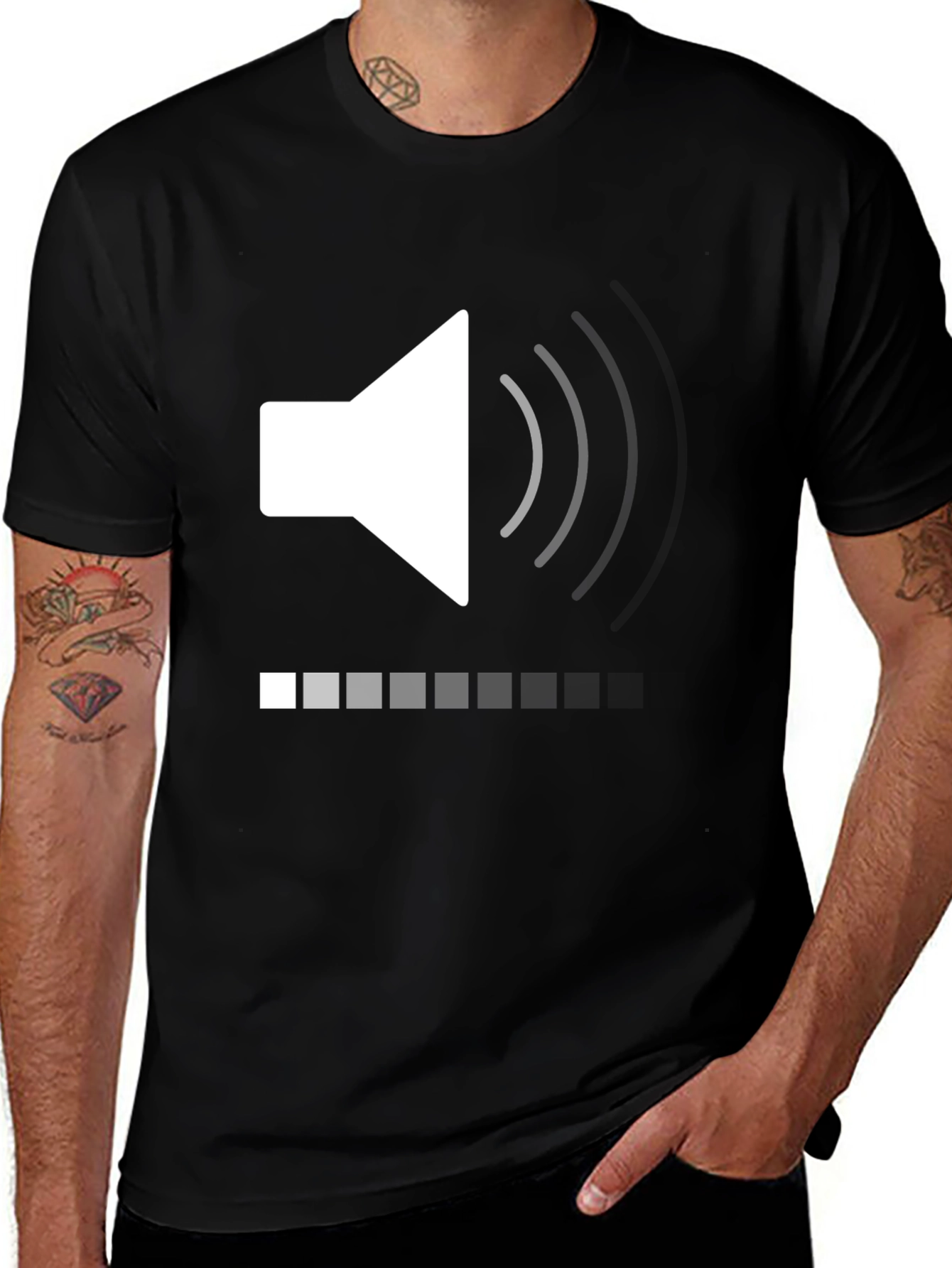Sound Volume T-Shirt - Audio Level Tee