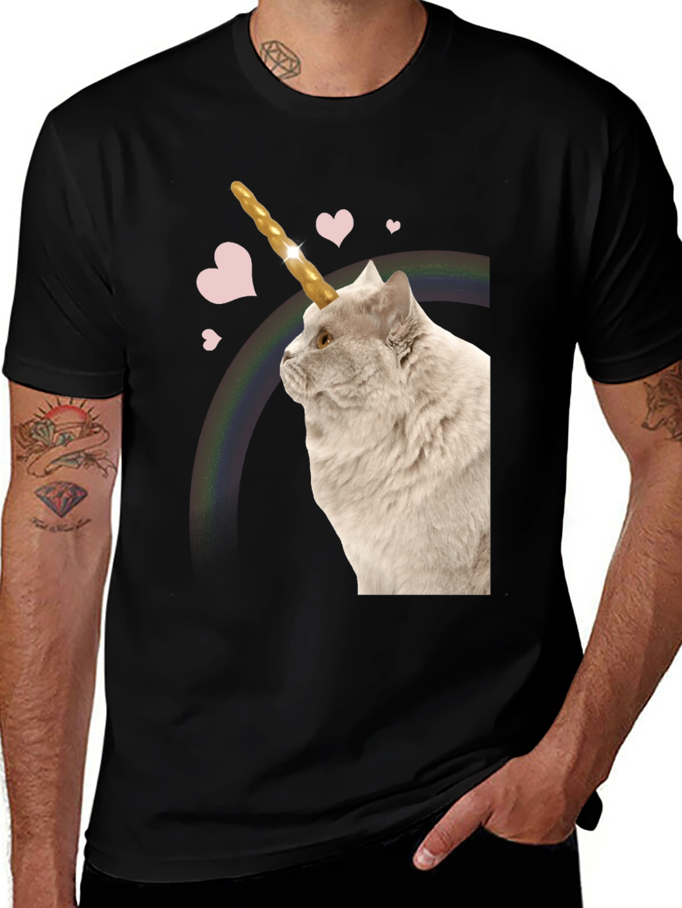 Variant 20 of Unicat T-Shirt - Cat Unicorn Tee