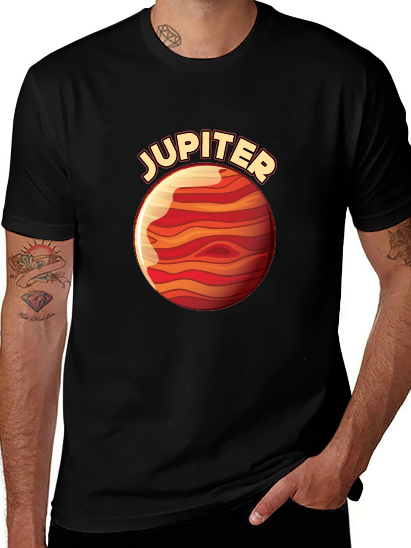 Jupiter Graphic Tee - Space Planet T-Shirt