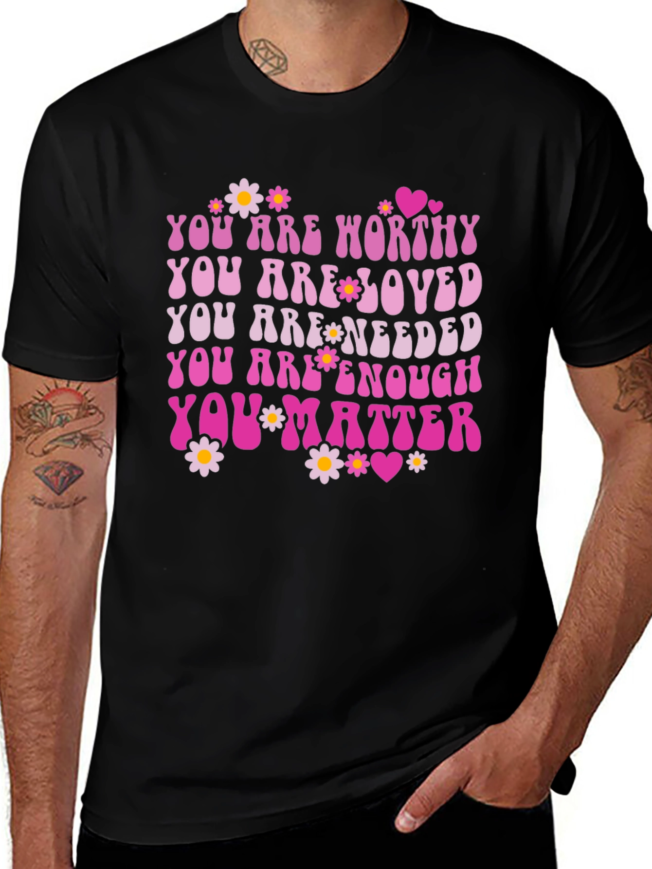 Variant 20 of Positive Affirmation Graphic Tee - You Matter T-Shirt