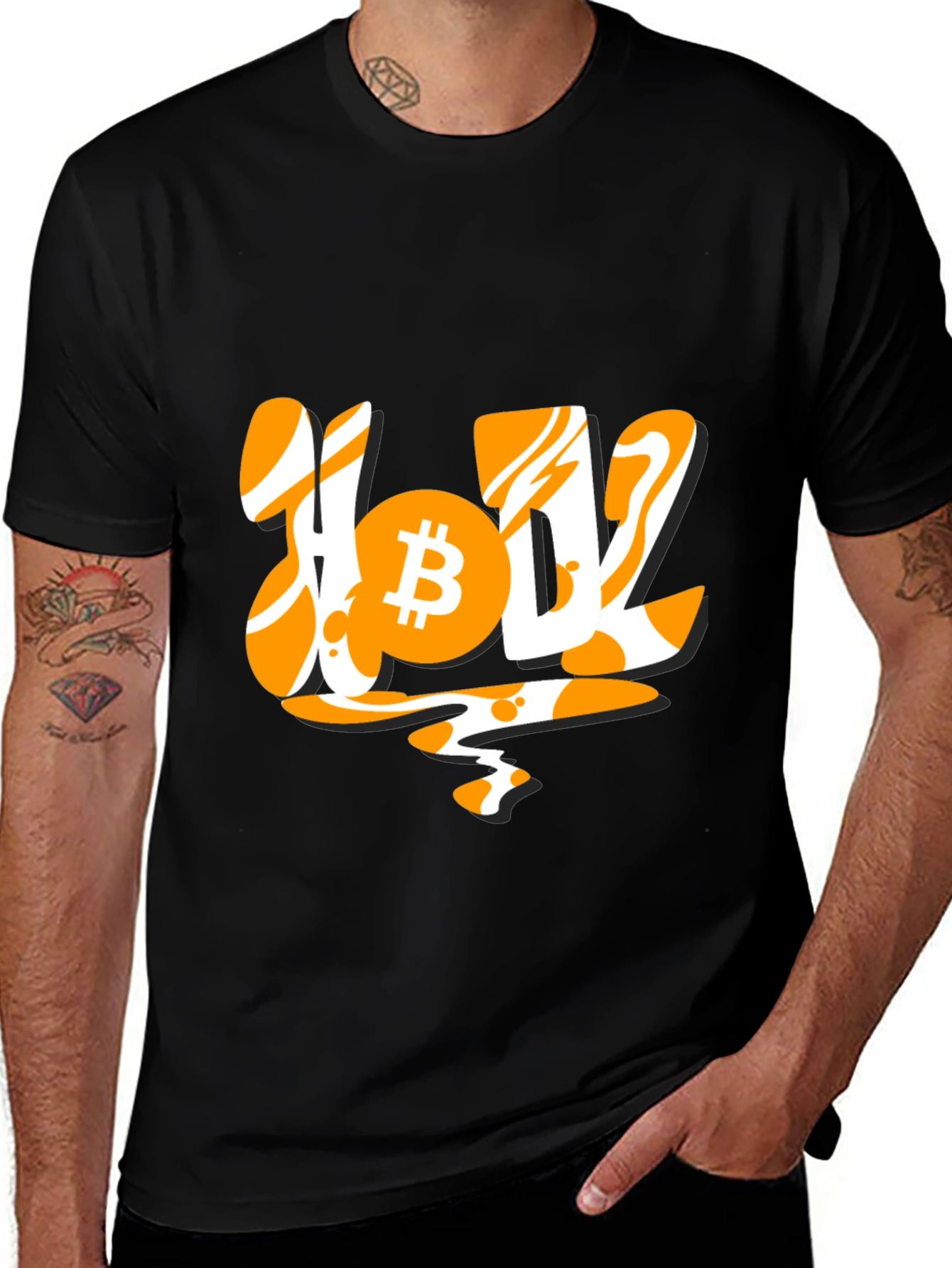 HODL Bitcoin Graphic T-Shirt - Crypto Investor Tee