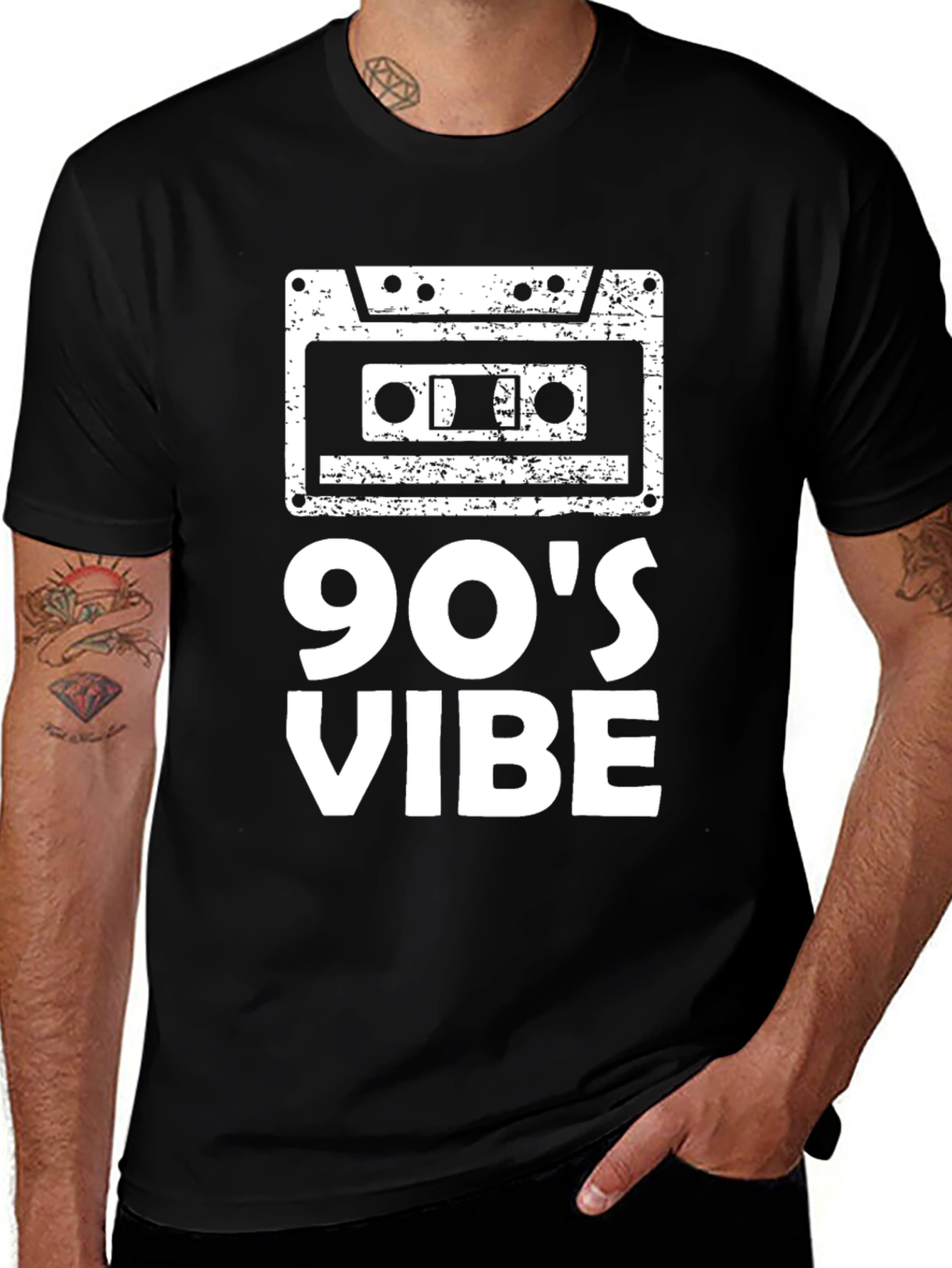 Variant 23 of 90's Vibe Cassette Tape Graphic Tee