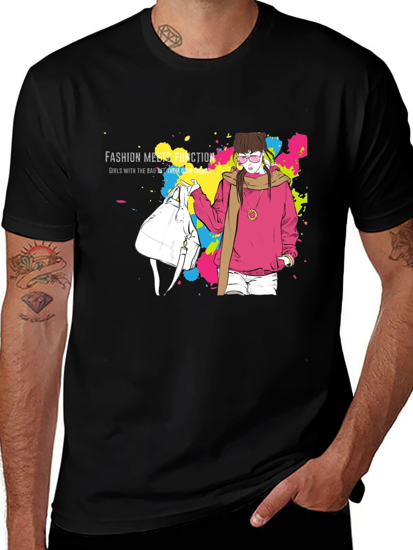 Variant 21 of Fashion Meets Function Women's Graphic T-Shirt