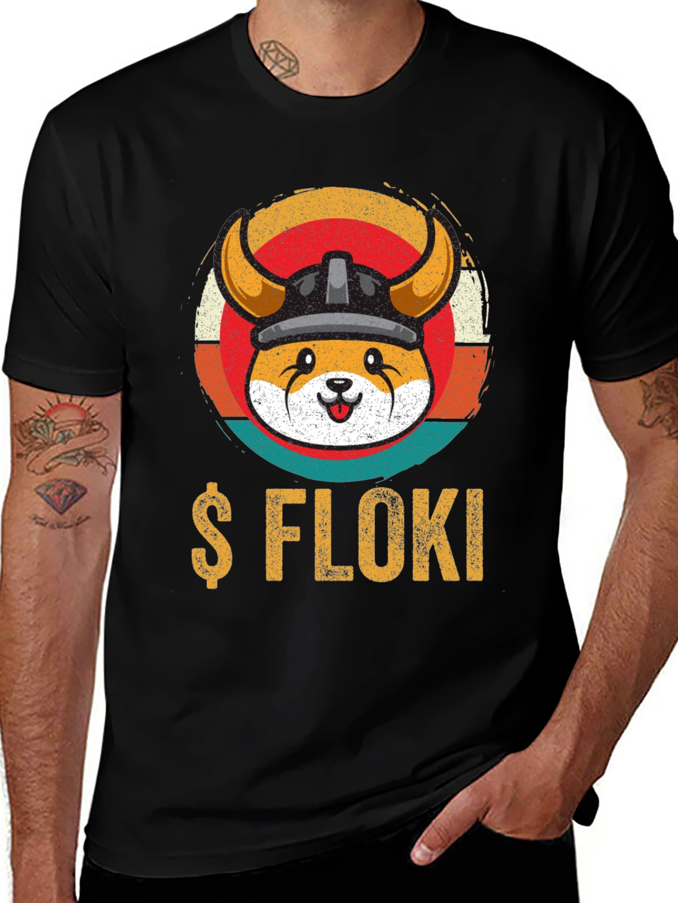 Floki Viking Dog T-Shirt - Crypto Meme Tee