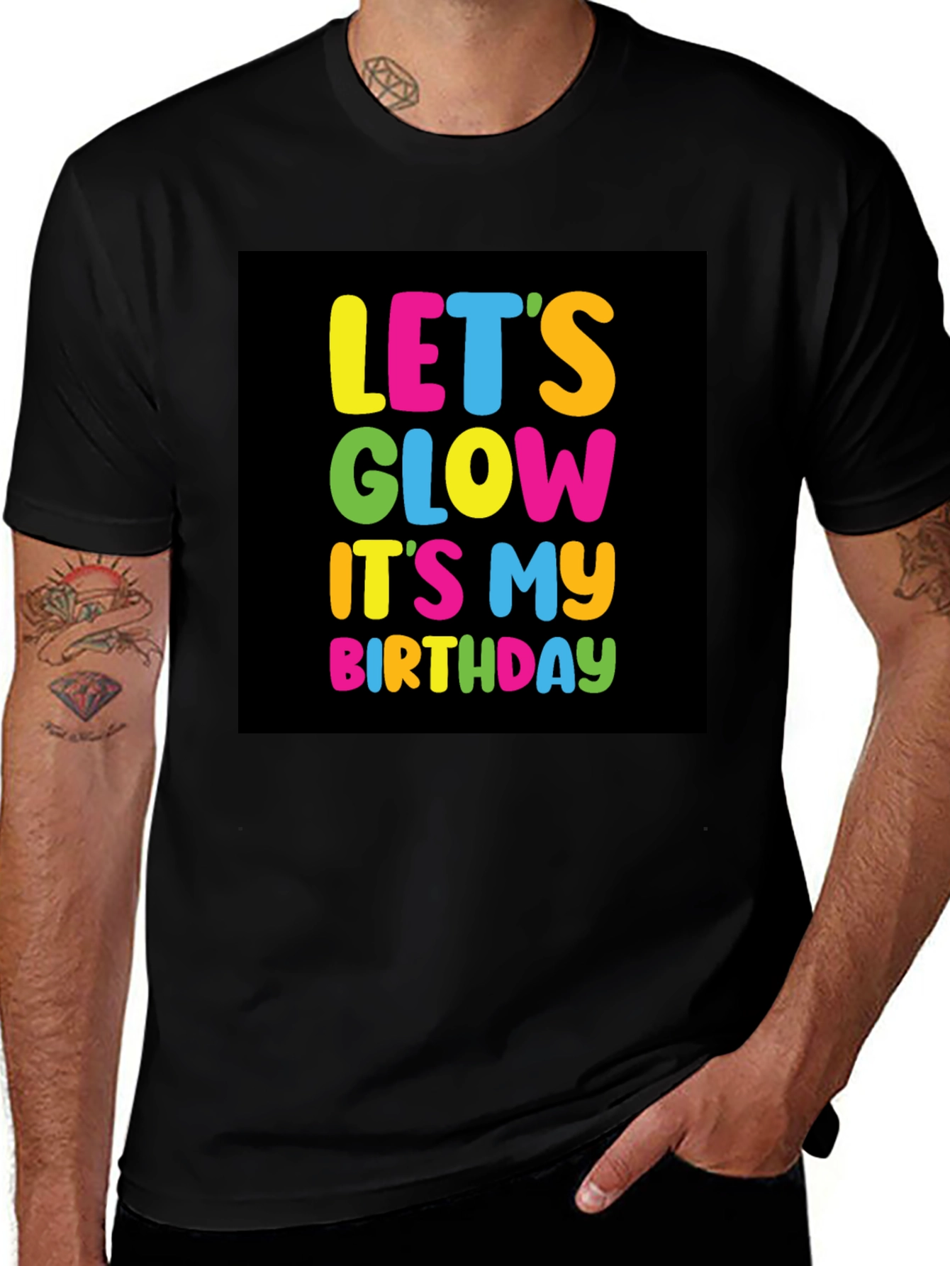 Let's Glow Birthday T-Shirt