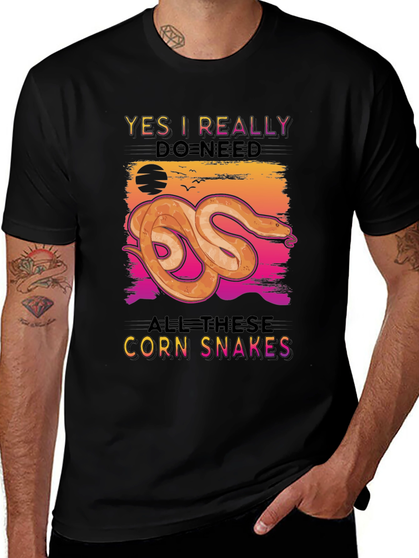 Variant 2 of Corn Snake T-Shirt - Yes I Really Do Need All These Corn Snakes