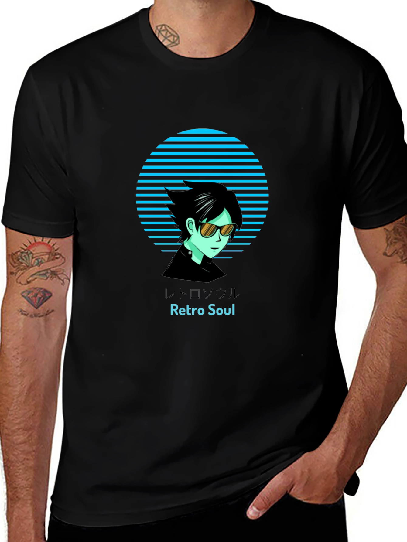 Variant 16 of Retro Soul T-Shirt - Anime Style
