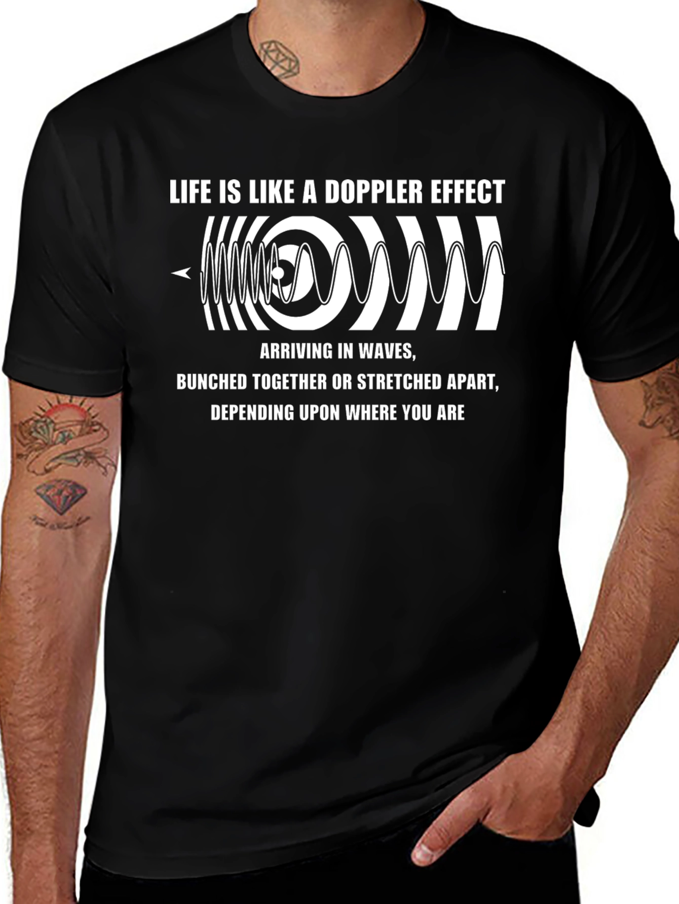 Doppler Effect Waves Graphic T-Shirt