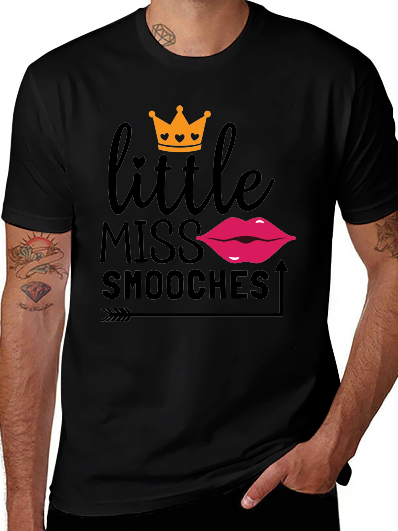 Little Miss Smooches T-Shirt - Cute Women's Top