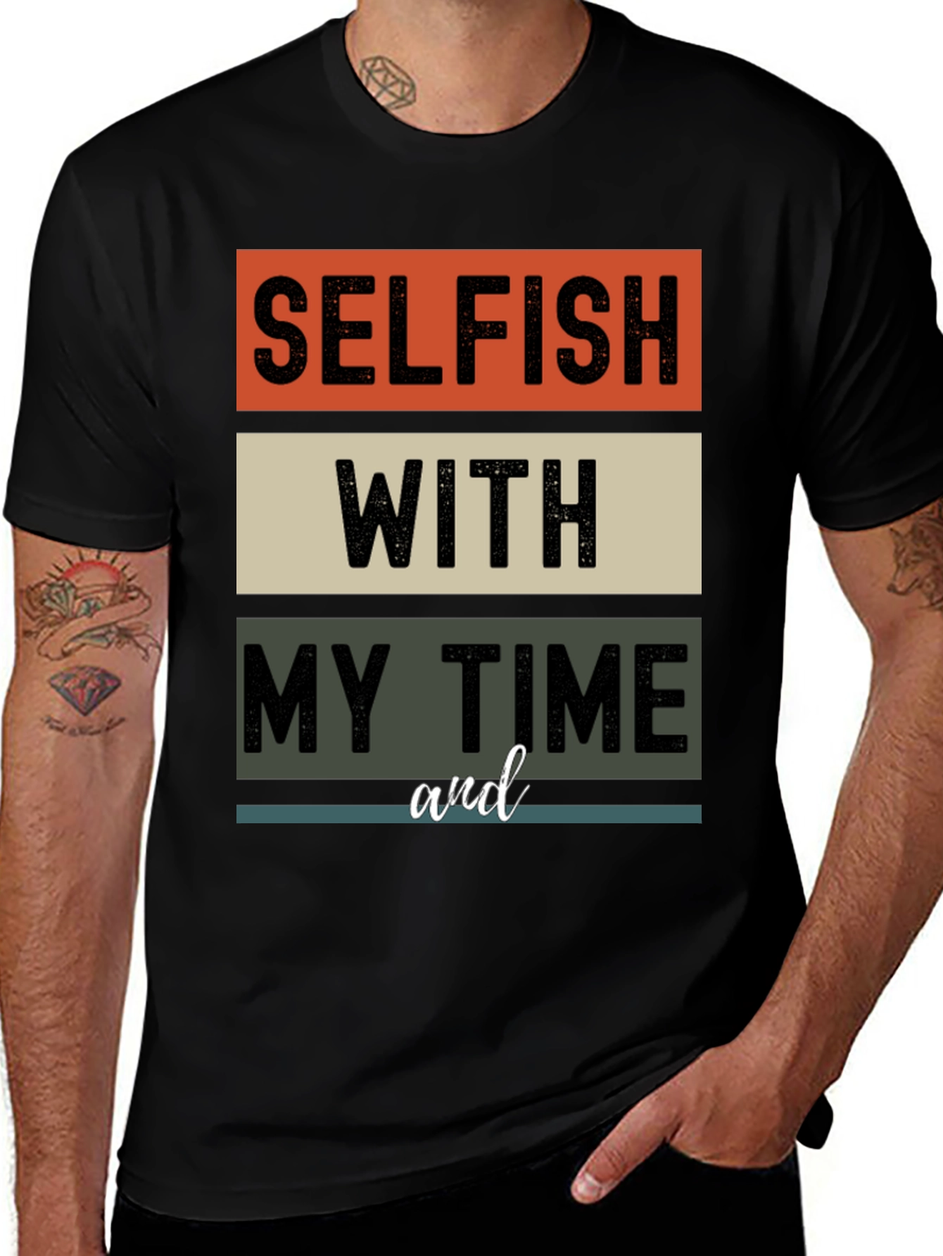 Variant 30 of Selfish With My Time Graphic Tee