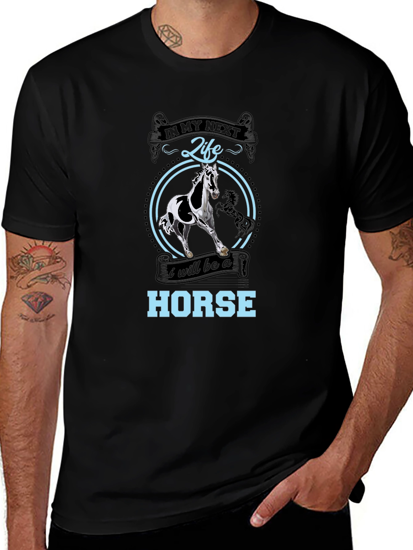 Variant 17 of In My Next Life Horse T-Shirt