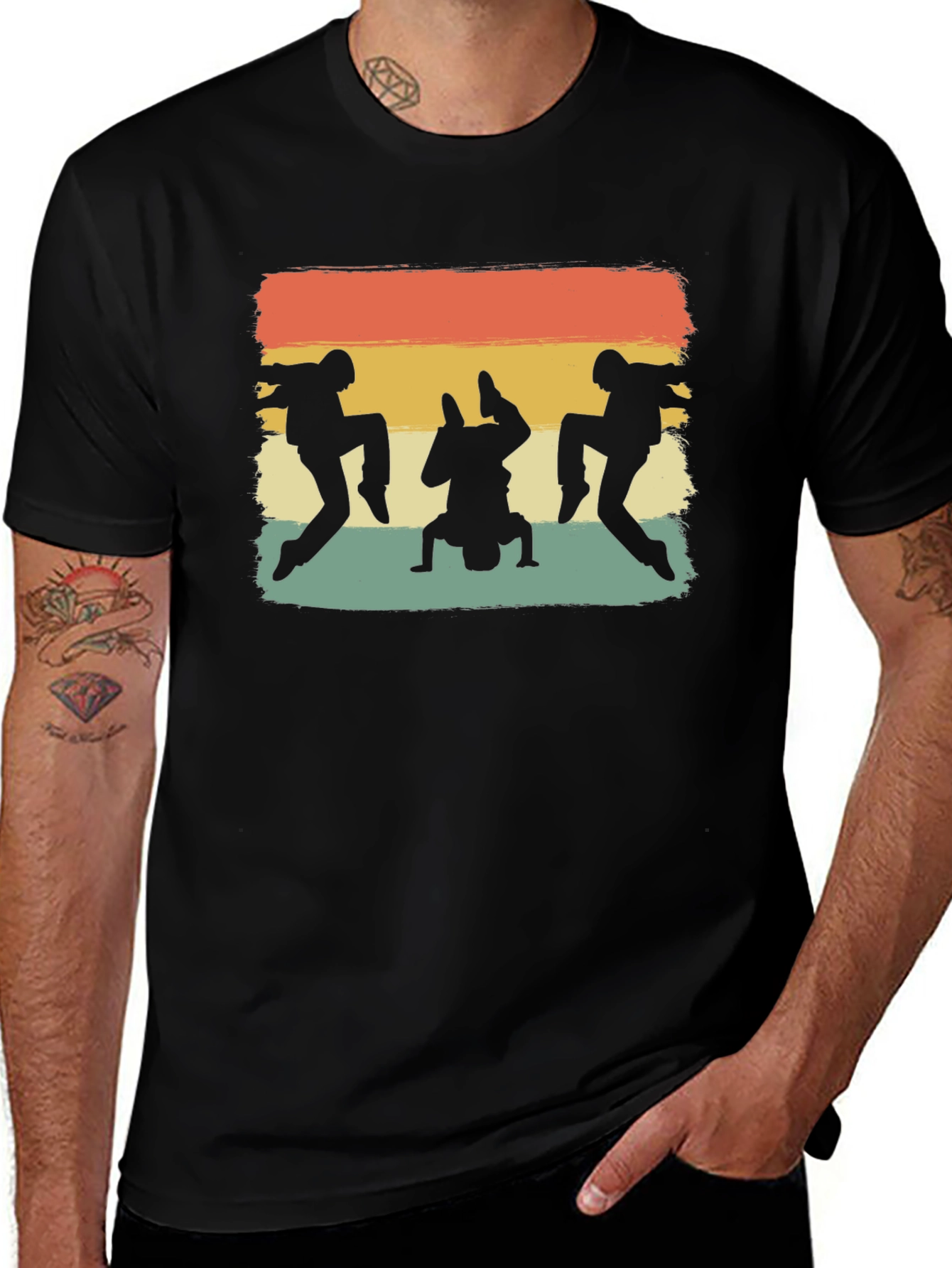 Variant 21 of Retro Breakdance T-Shirt - Vintage Dancer Tee