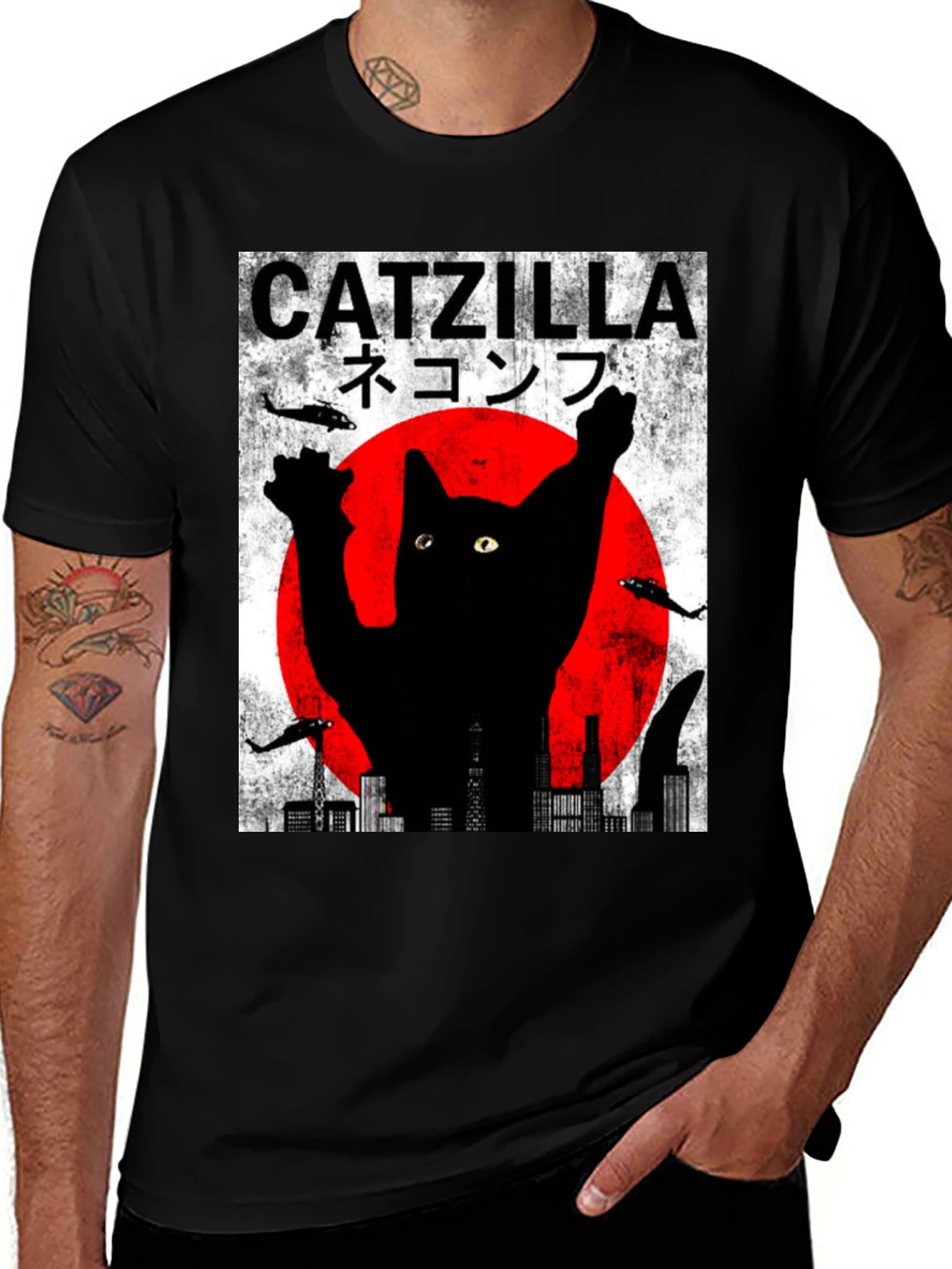 Variant 21 of Catzilla Graphic T-Shirt