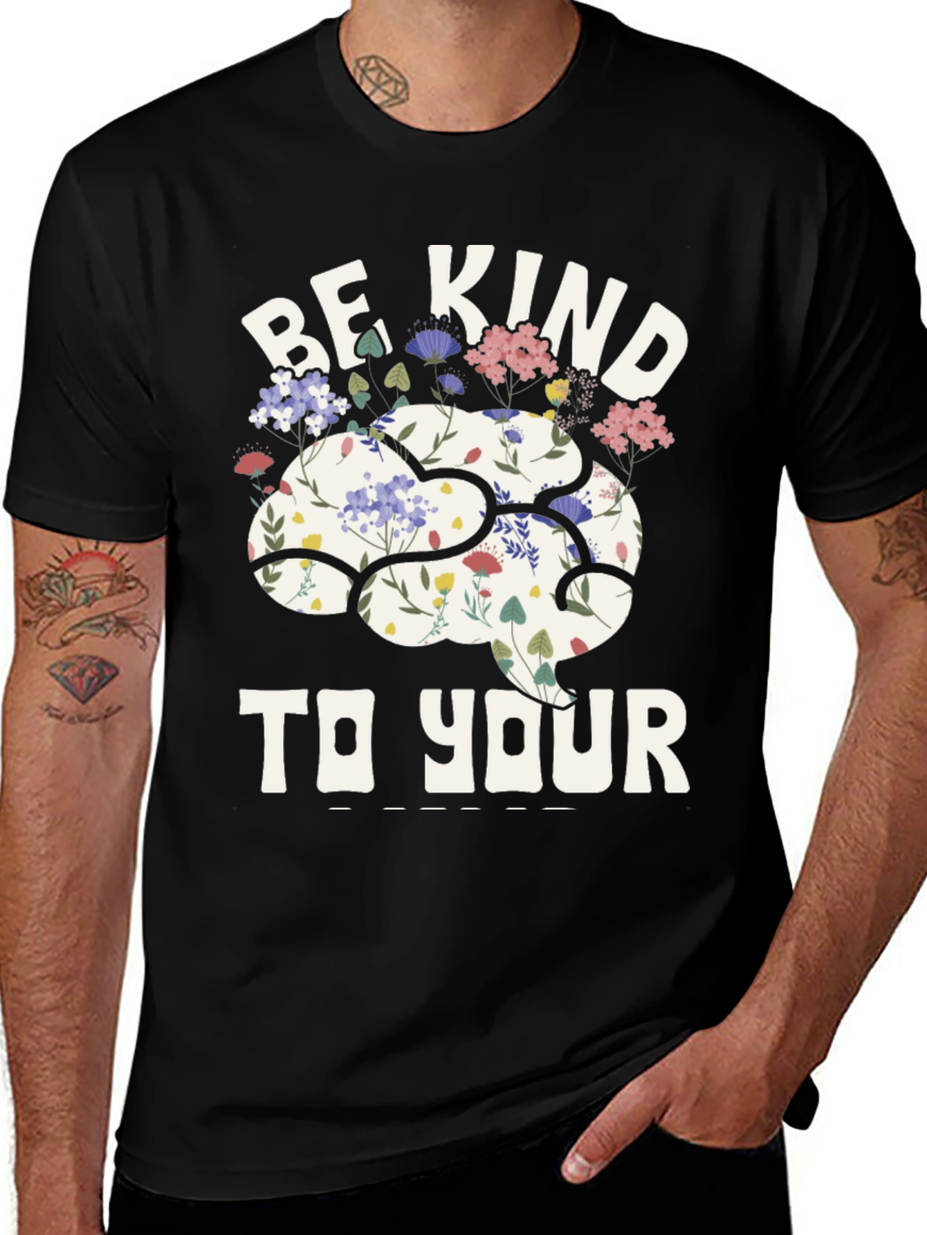Variant 29 of Be Kind to Your Mind Graphic T-Shirt