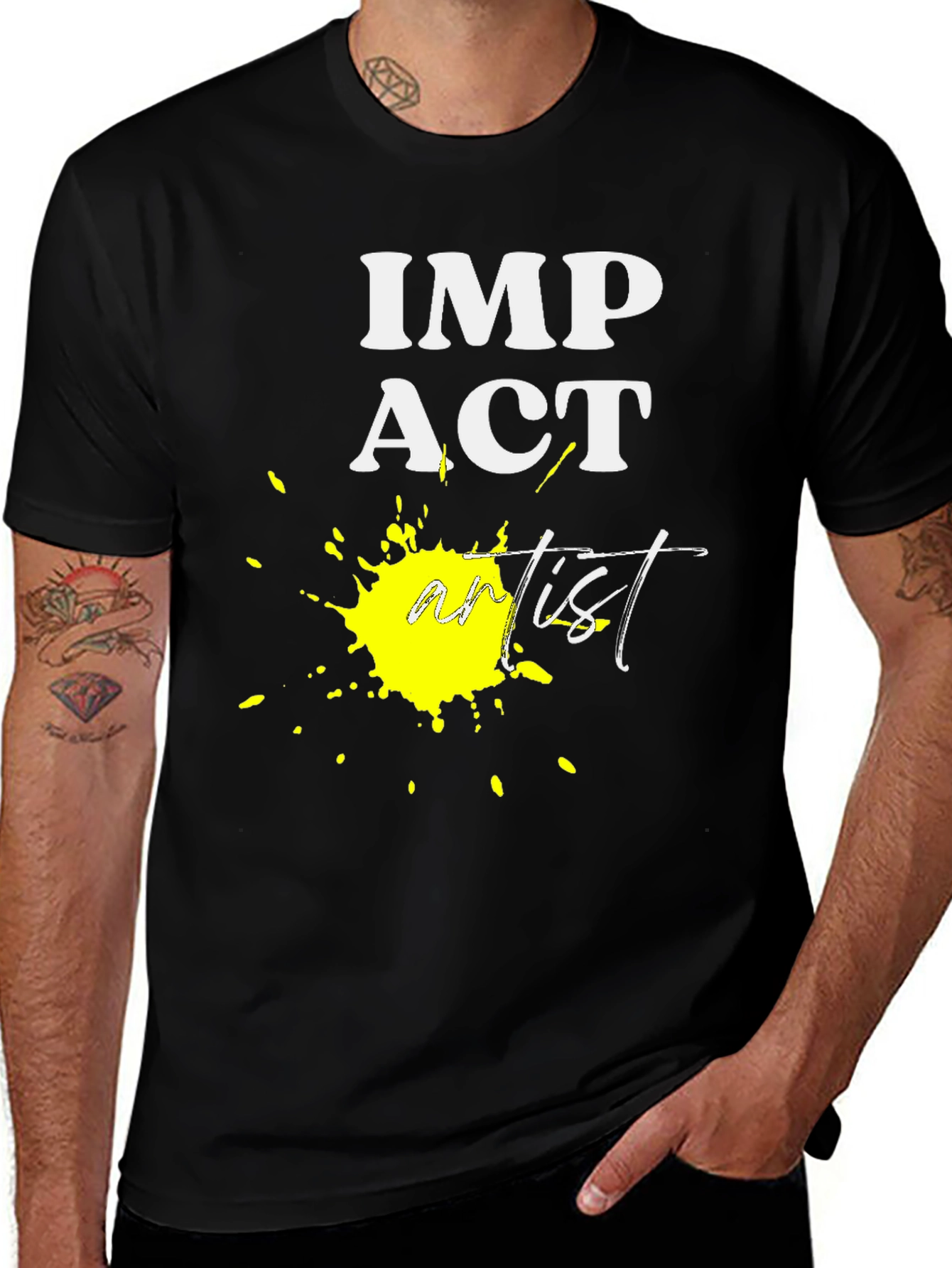 Variant 20 of Impact Artist Black Graphic Tee