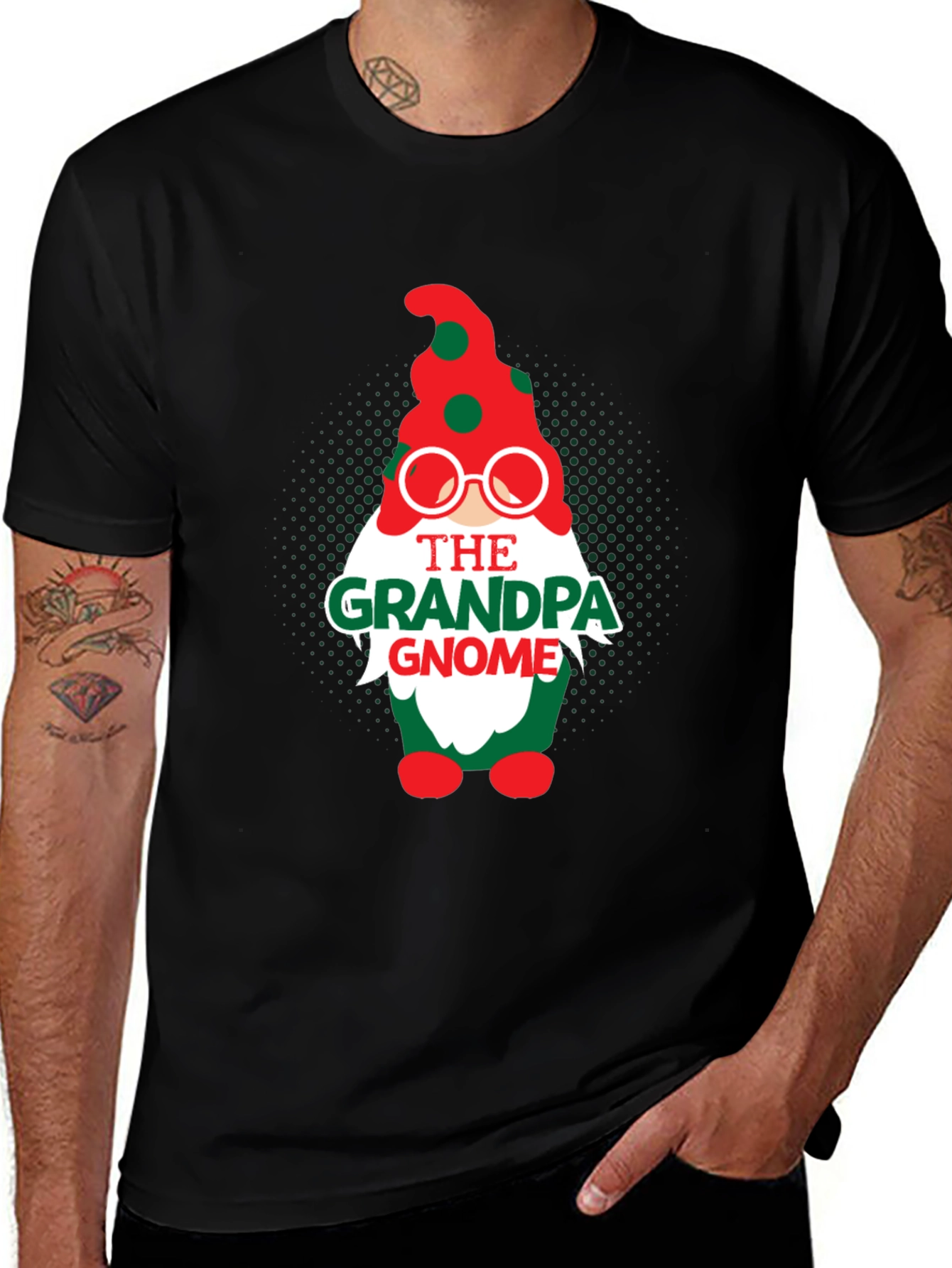 Grandpa Gnome Christmas T-Shirt