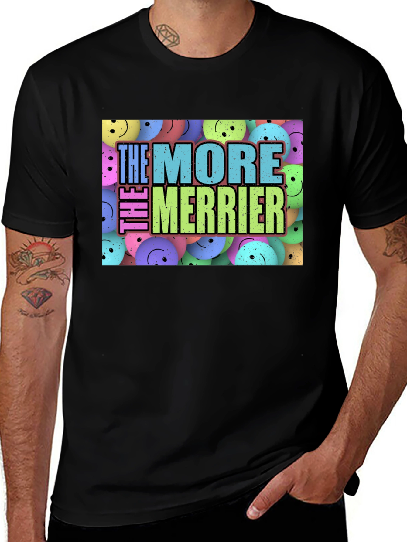 Variant 12 of The More The Merrier Graphic T-Shirt
