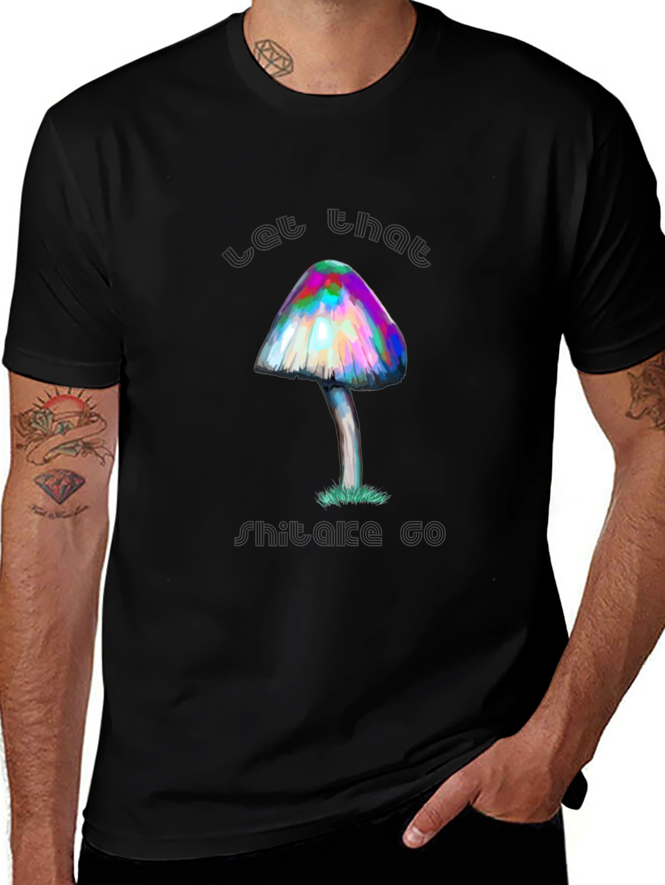 Variant 28 of Psychedelic Mushroom Graphic Tee
