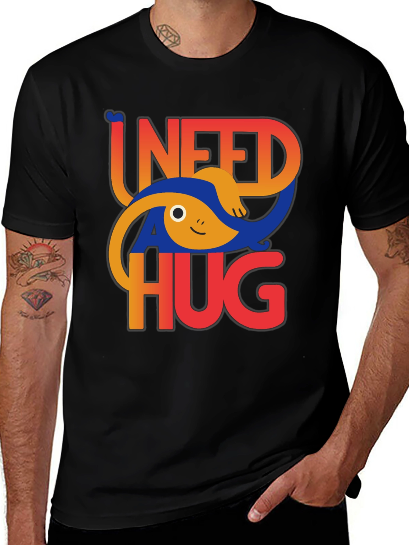 I Need A Hug Graphic Tee - Comfort & Style