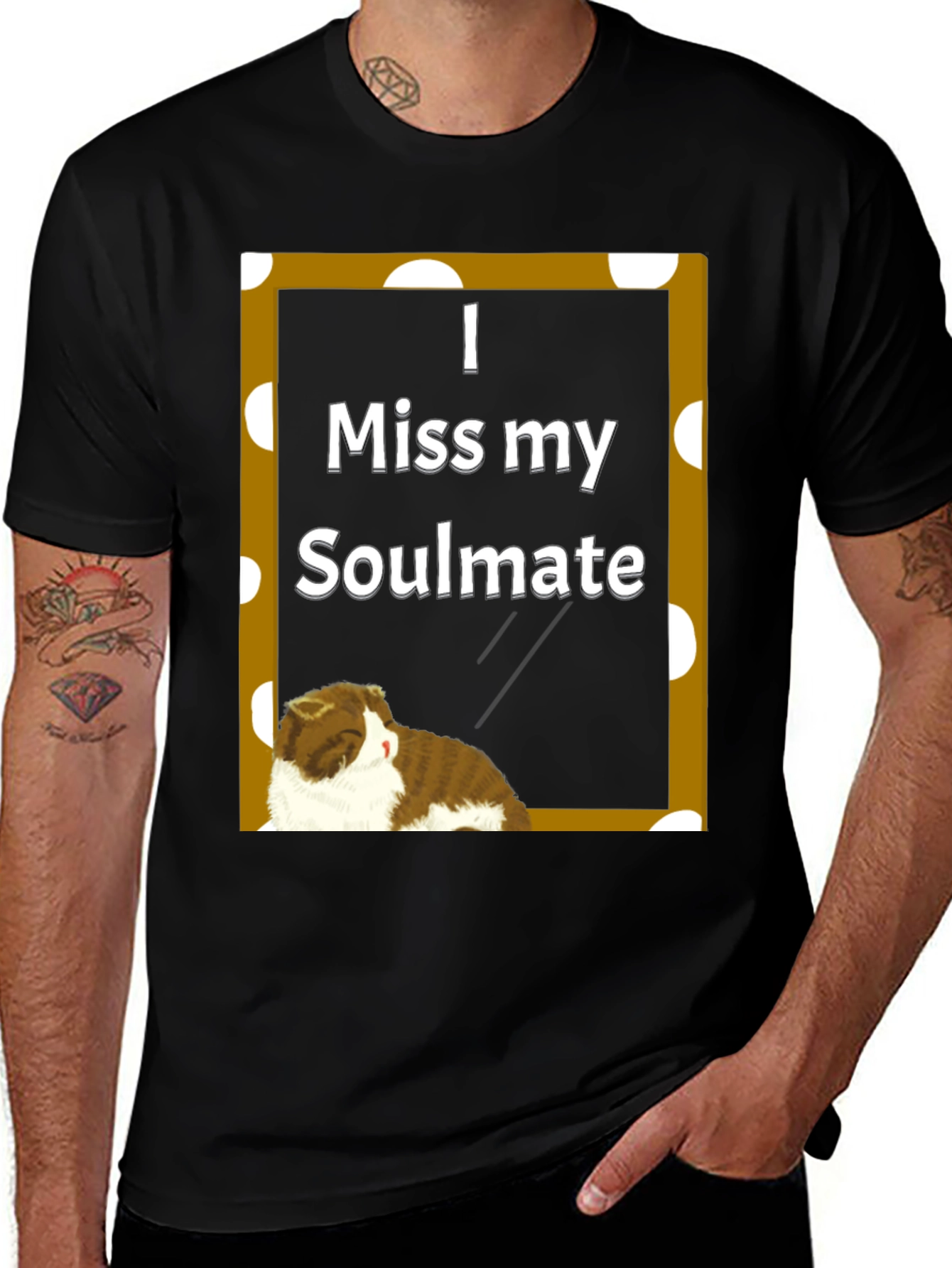 Variant 9 of I Miss My Soulmate Cat T-Shirt