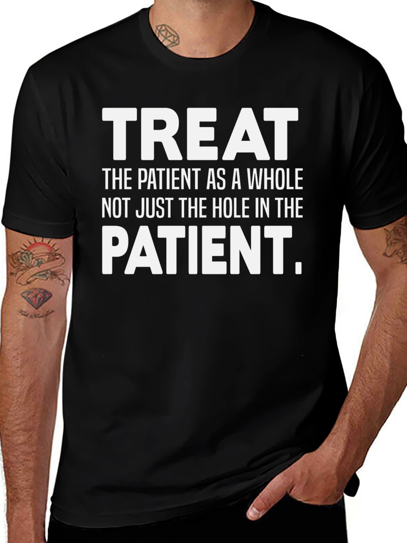 Variant 17 of Treat The Patient T-Shirt