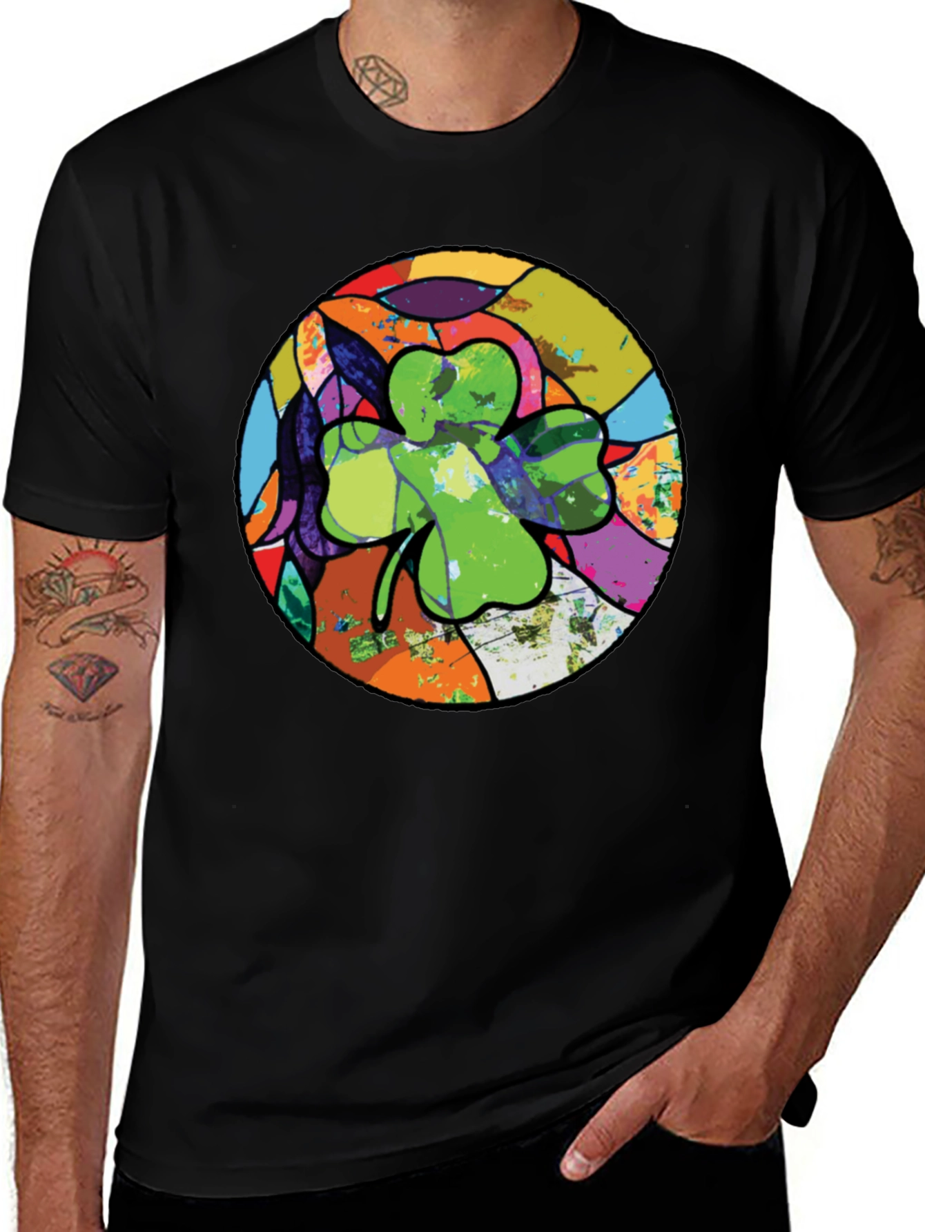 Variant 26 of St. Patrick's Day Clover T-Shirt - Lucky Tee