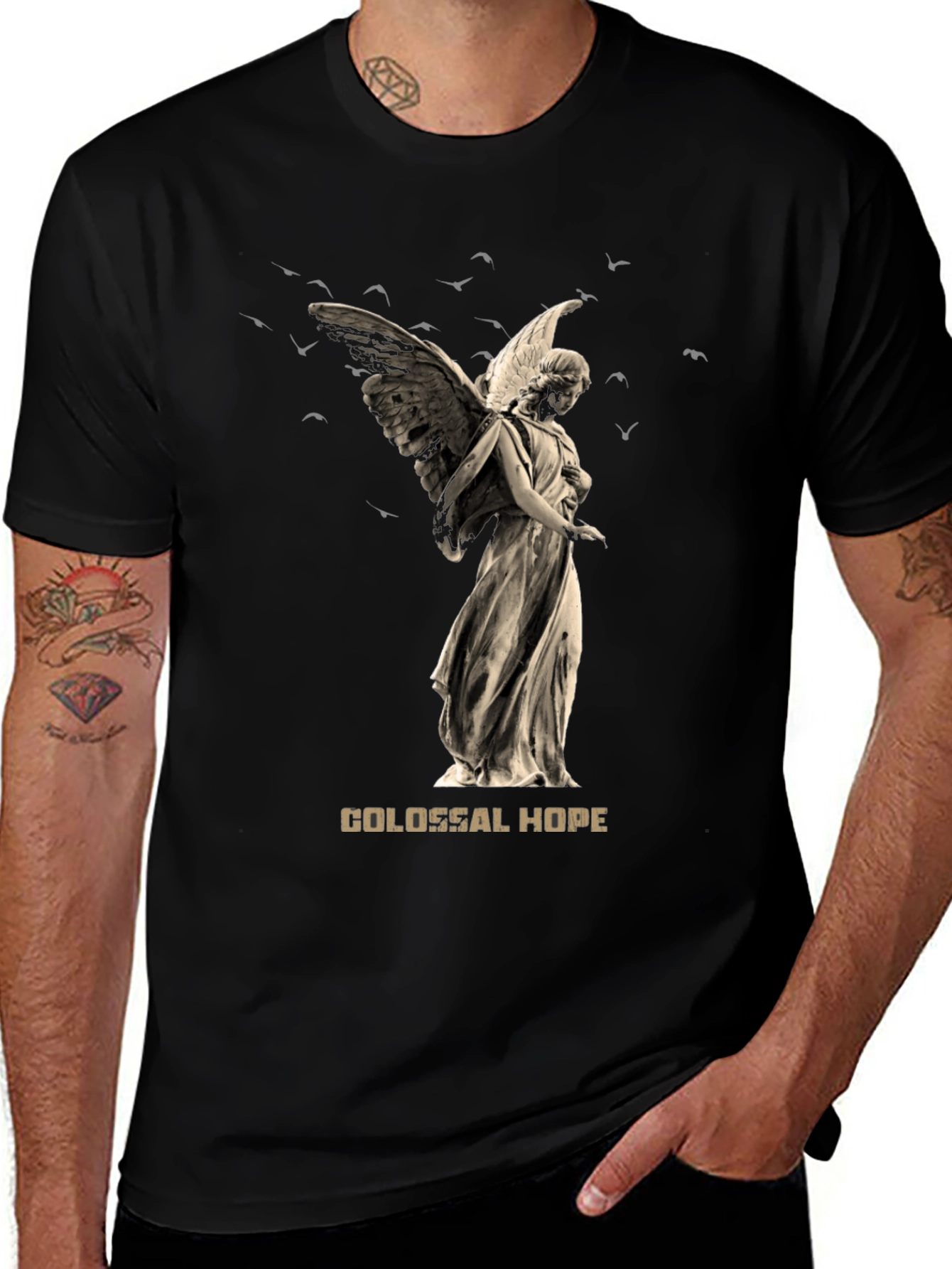 Variant 18 of Colossal Hope Angel Wings Graphic Tee