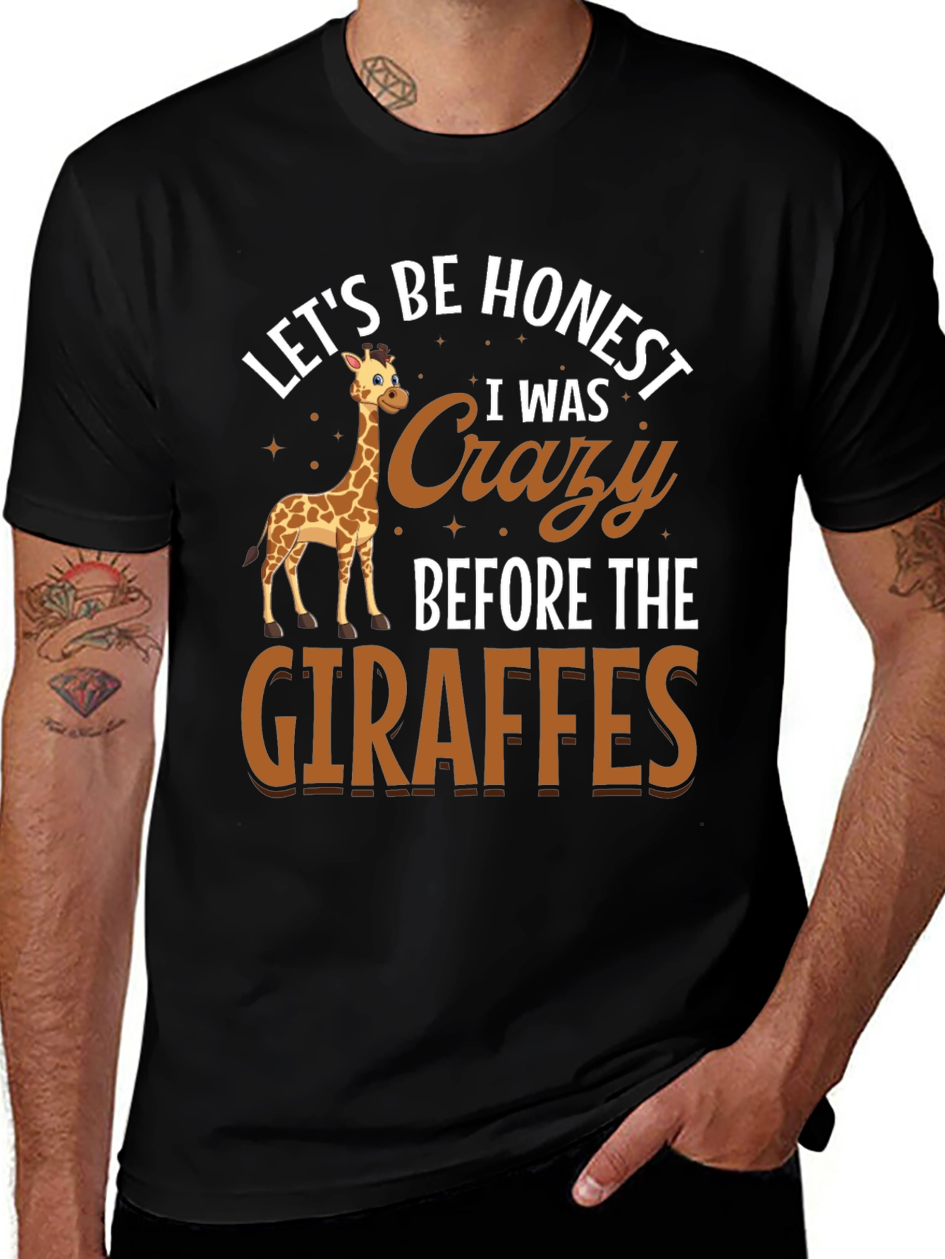 Variant 3 of Crazy About Giraffes Tee