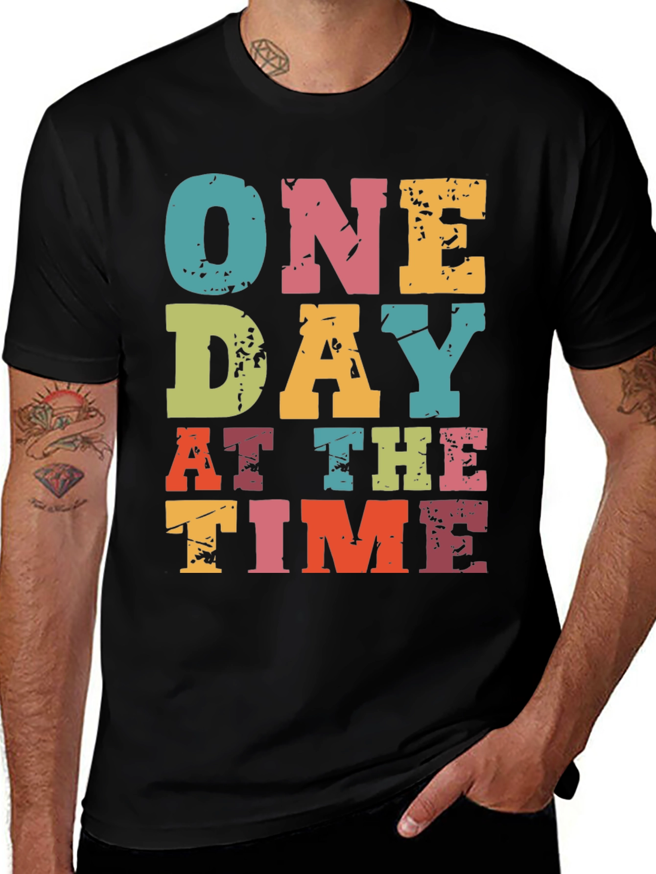 Variant 17 of One Day at a Time Graphic Tee