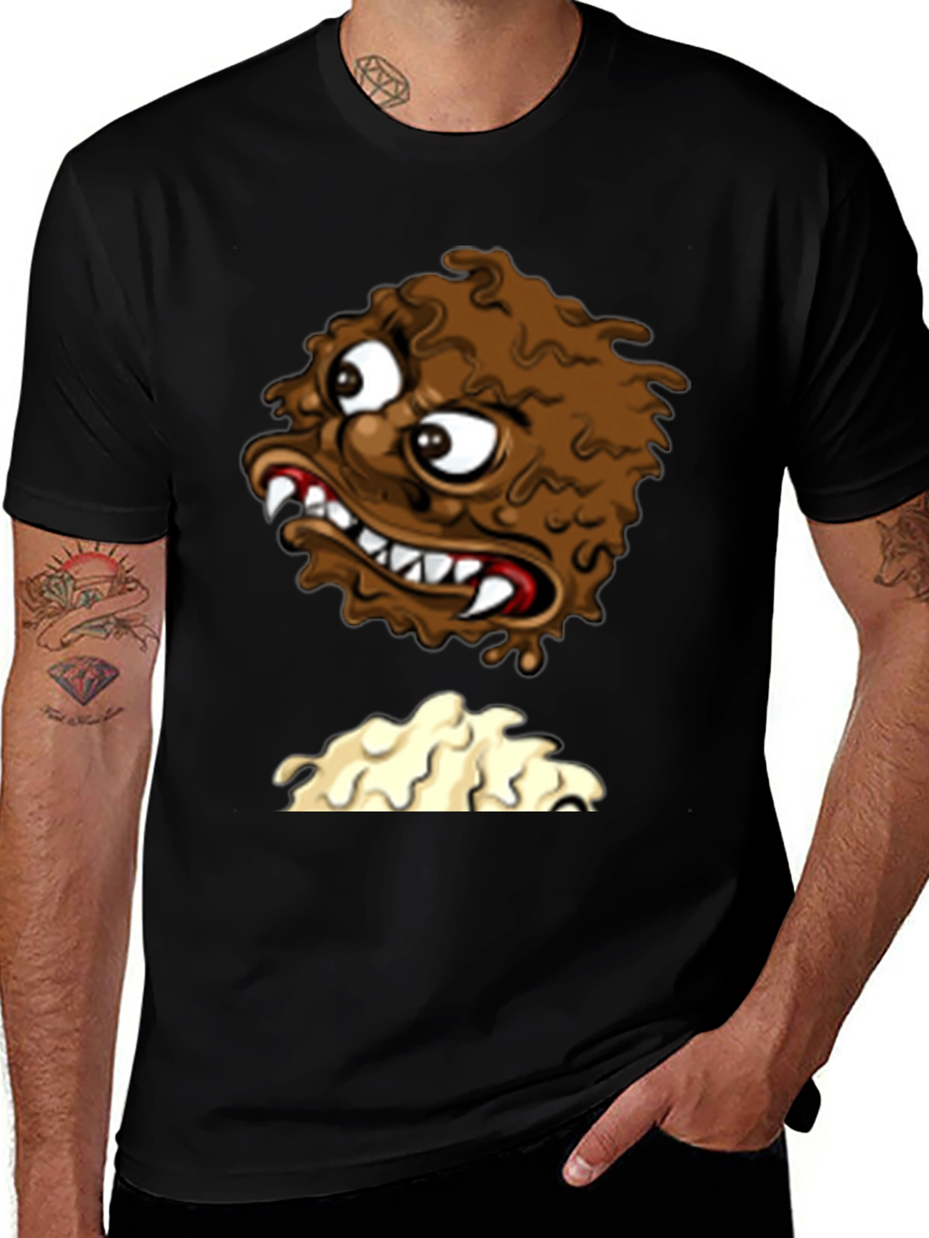 Variant 2 of Monster Meatball Graphic T-Shirt