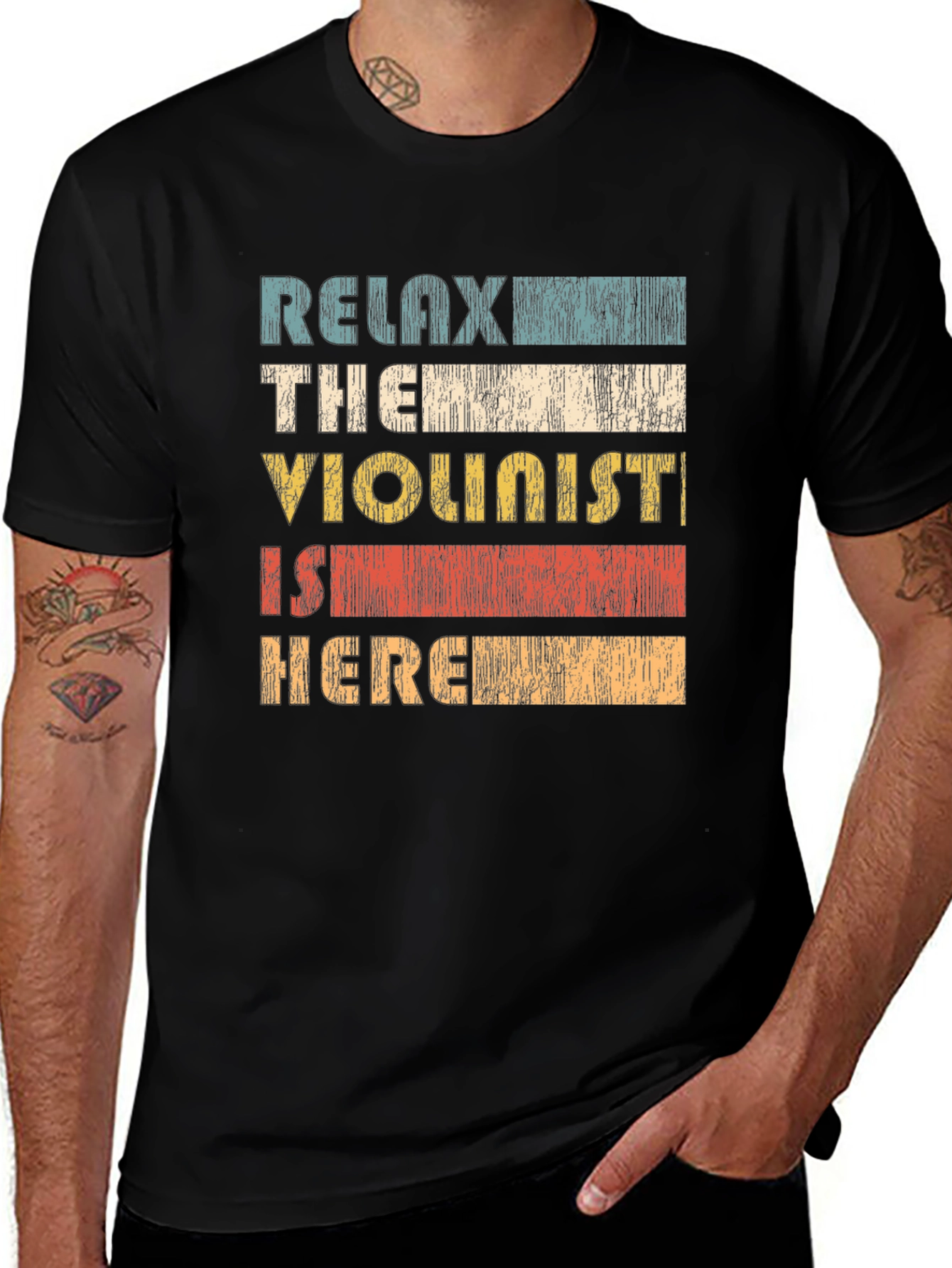 Variant 2 of Relax, The Violinist is Here T-Shirt