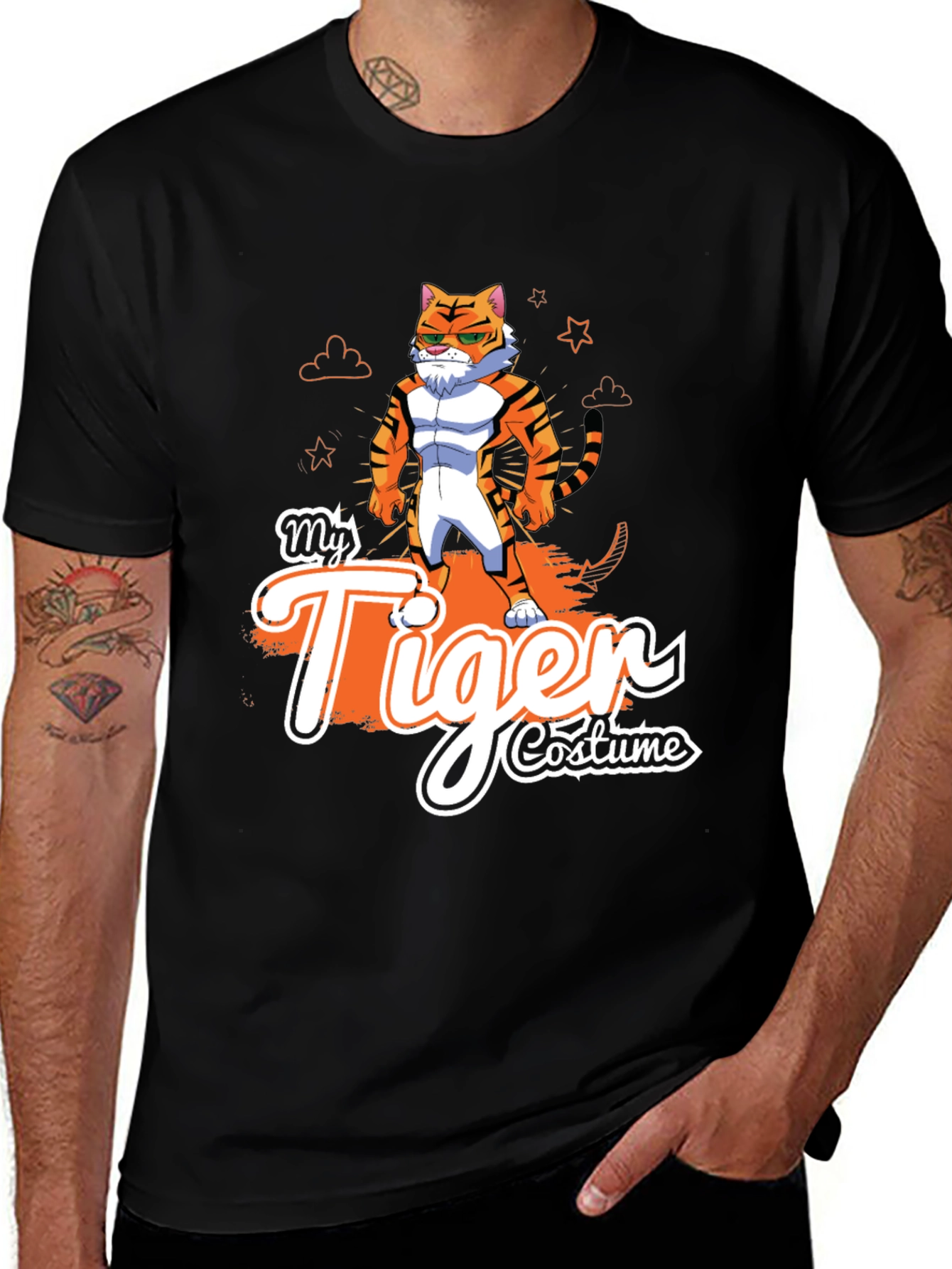 Variant 21 of My Tiger Costume Tee - Cool Graphic Print