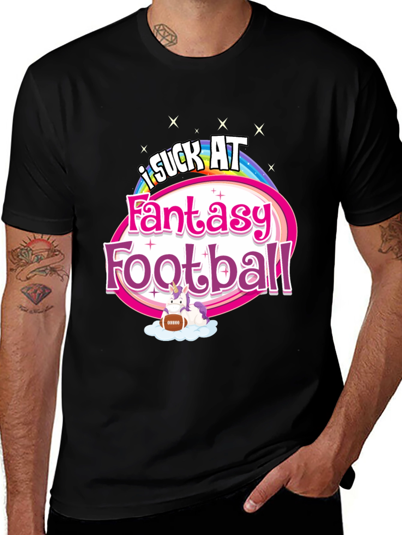 Variant 4 of I Suck at Fantasy Football T-Shirt