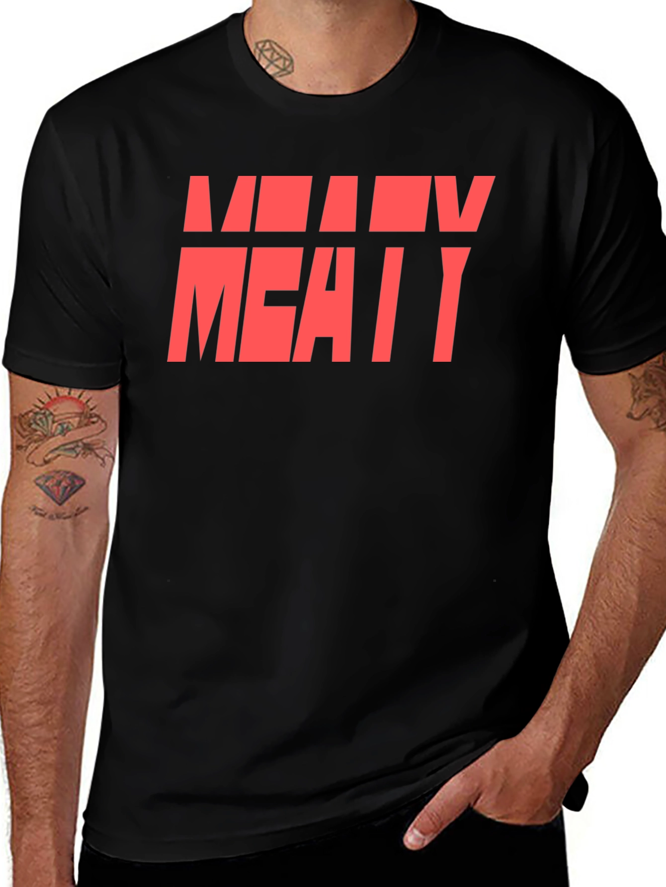 Variant 20 of Meaty Graphic Tee - Bold Statement T-Shirt