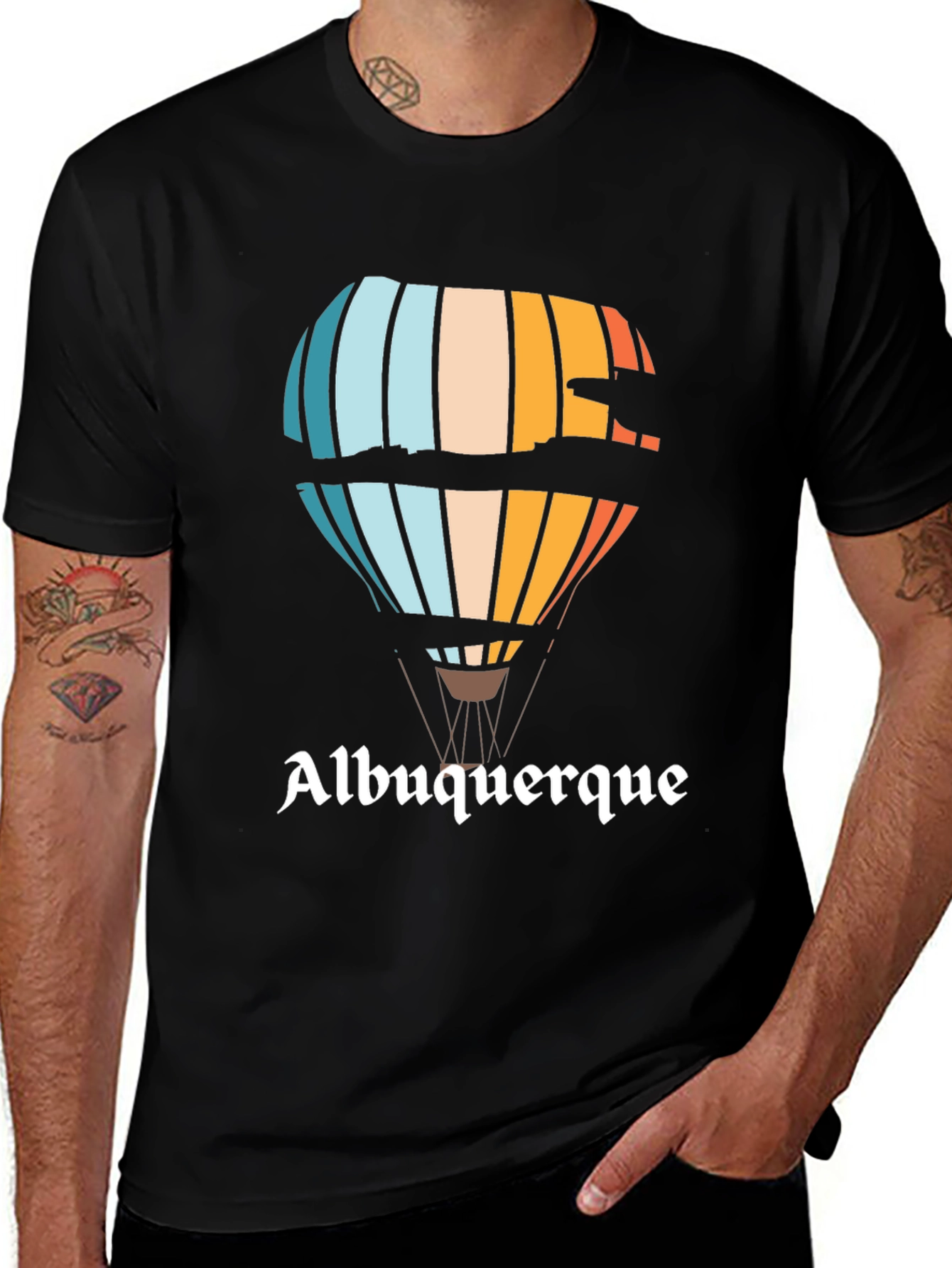 Variant 21 of Albuquerque Hot Air Balloon Graphic Tee