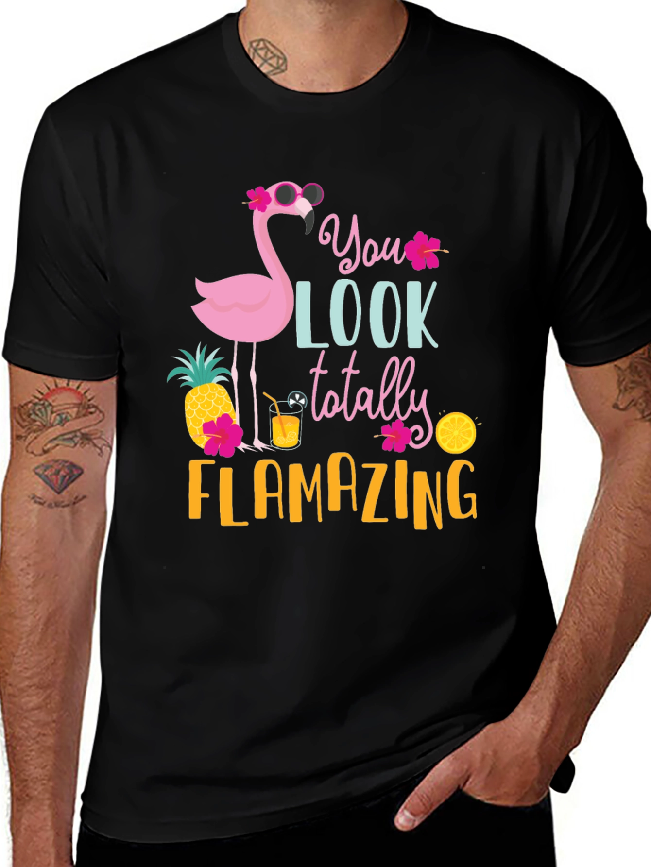 Flamazing Graphic Tee - Black T-Shirt