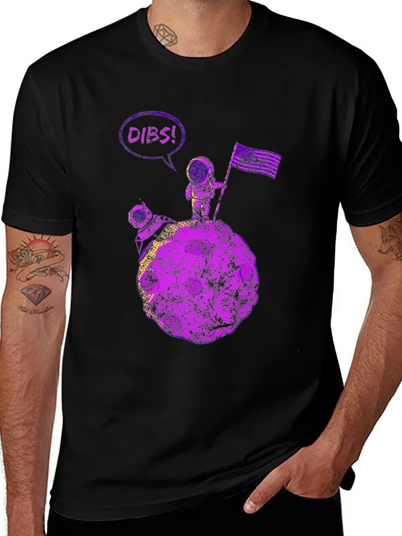 Variant 23 of Dibs! Astronaut T-Shirt - Claim Your Territory!