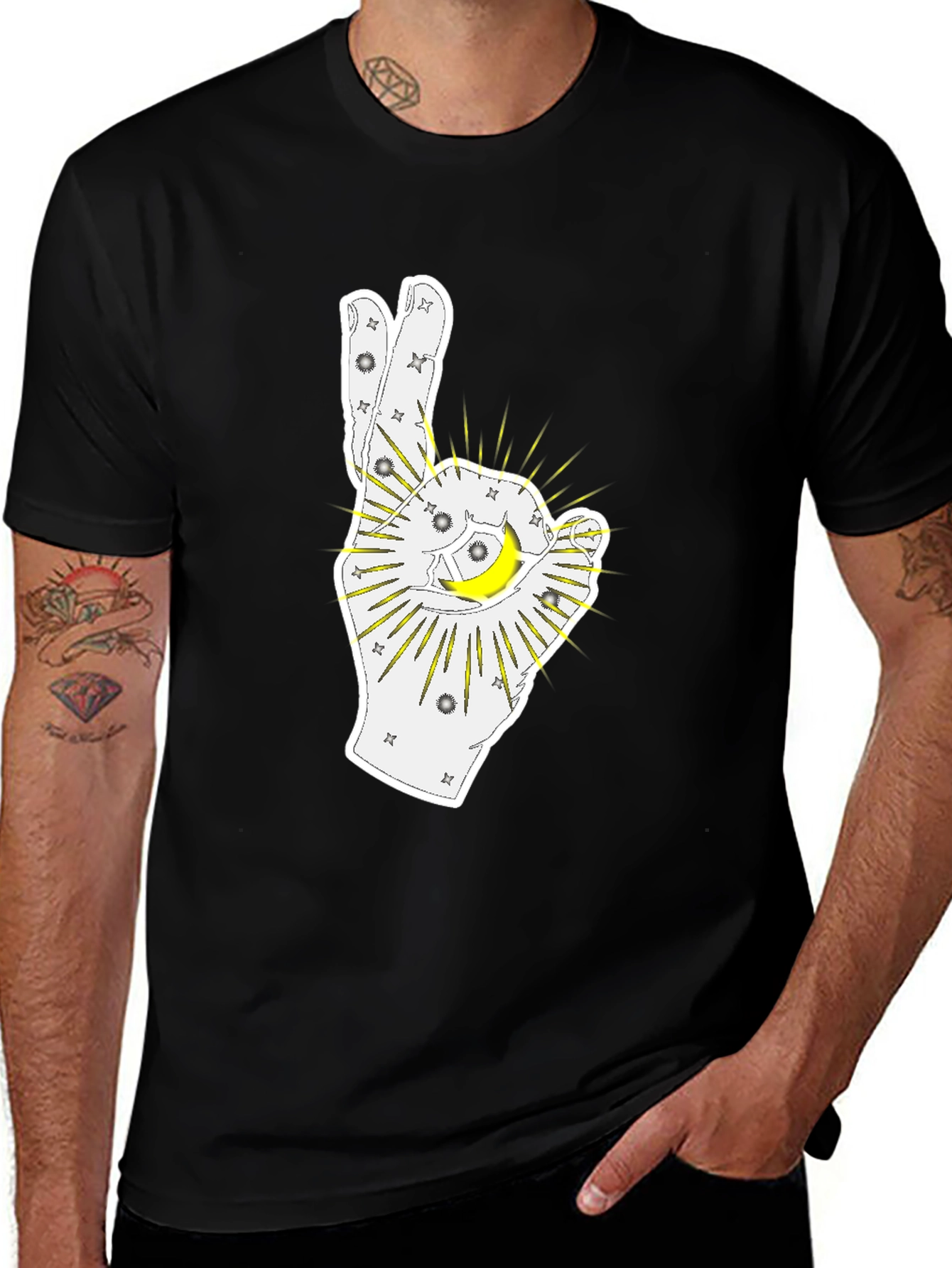 Variant 28 of Mystic OK Hand Gesture T-Shirt