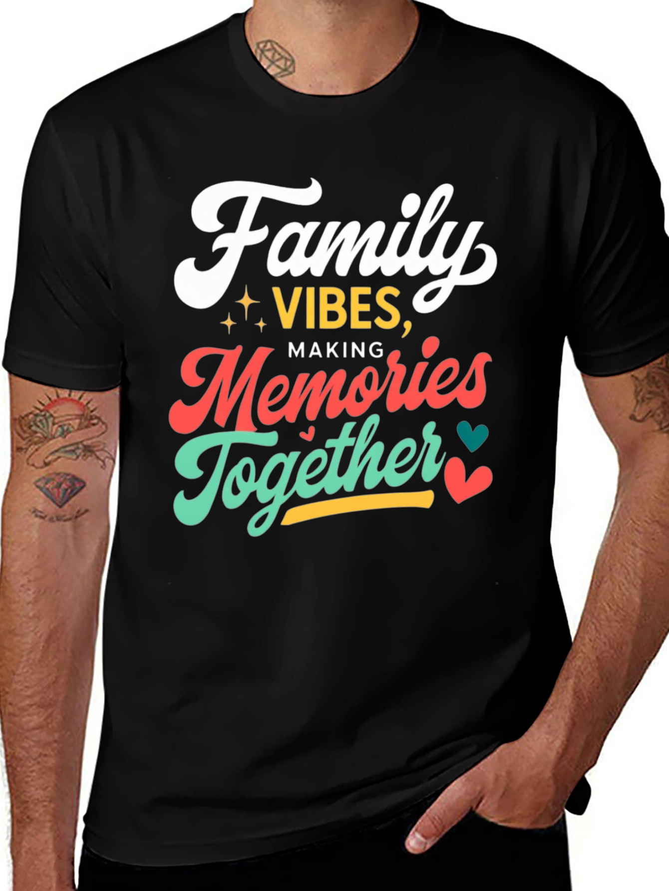 Variant 17 of Family Vibes T-Shirt - Making Memories Together