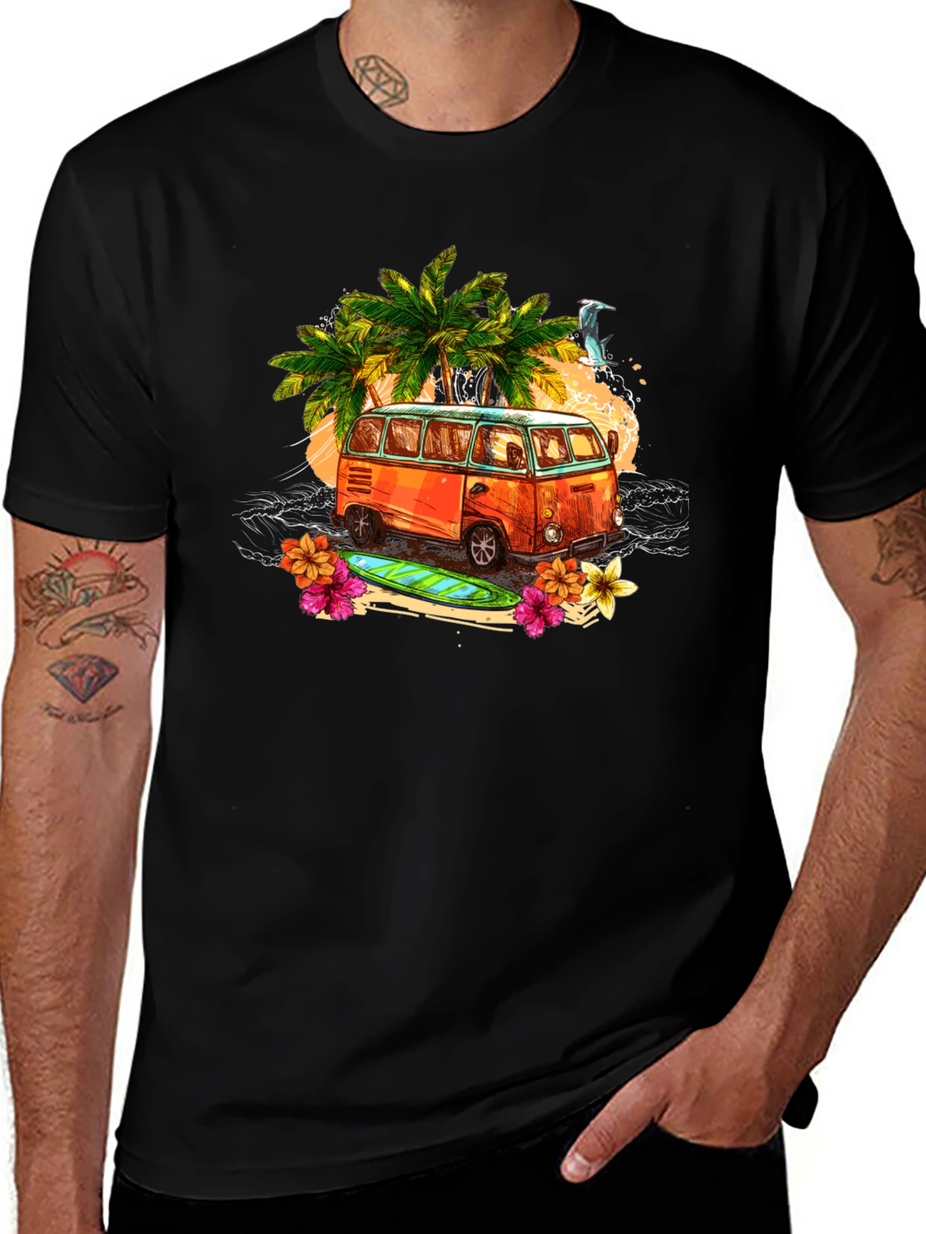 Variant 9 of Tropical Van Life T-Shirt