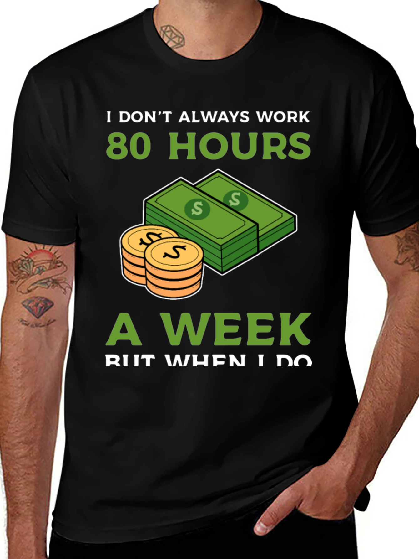 Variant 16 of Work 80 Hours T-Shirt
